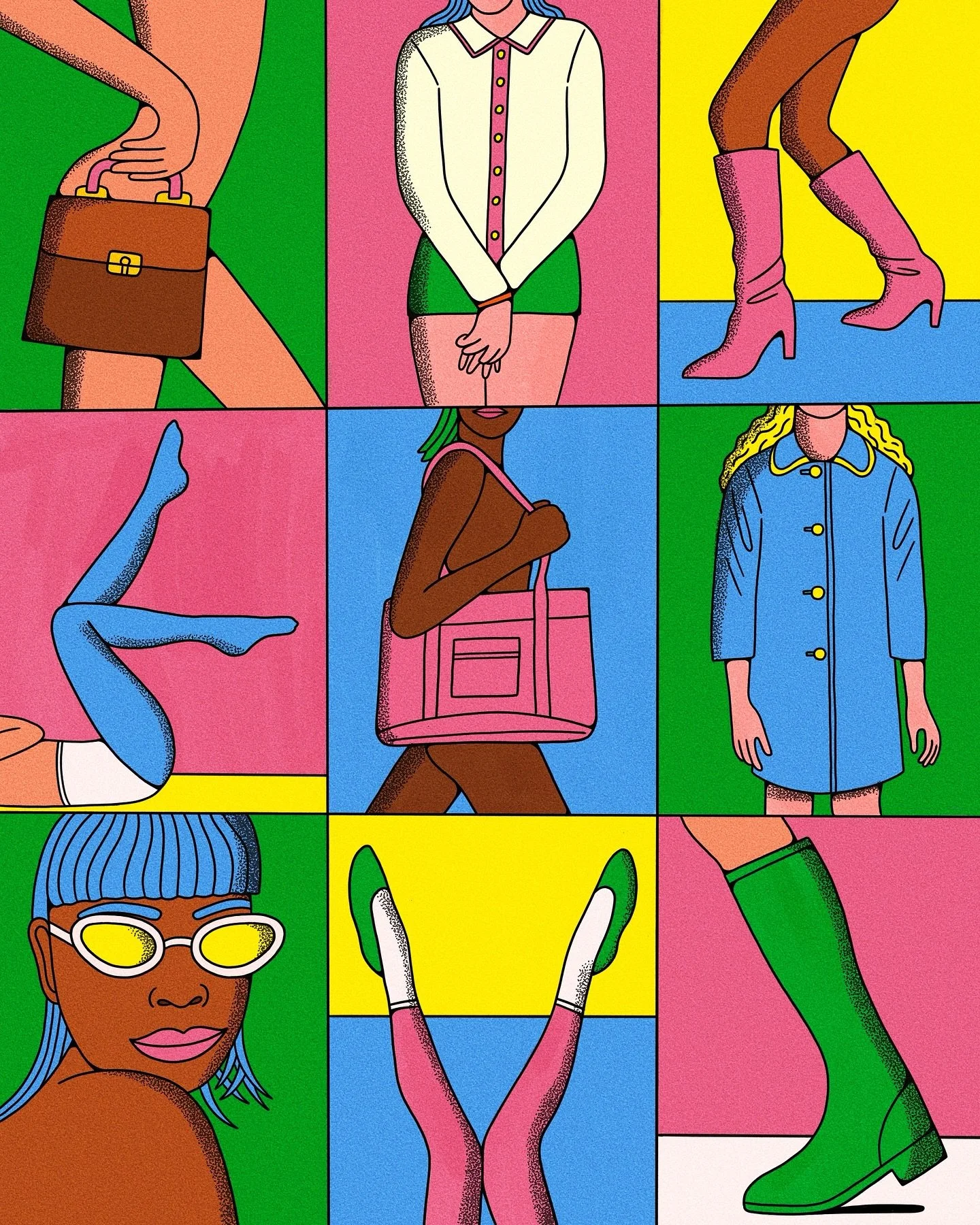 Can&rsquo;t stop drawing things in grids atm? 💕