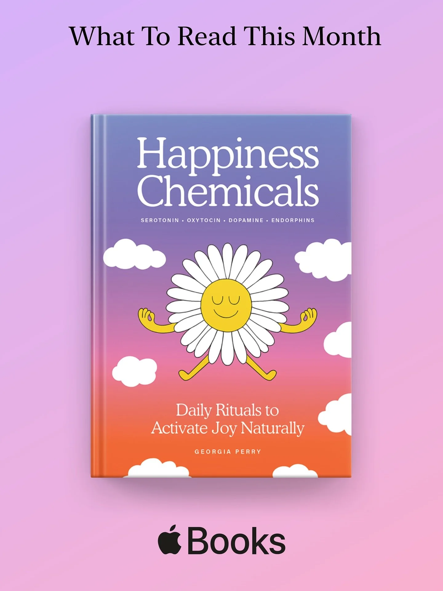 Sooo not only do I have a new book out, but it&rsquo;s been selected by @applebooks as a What To Read This Month recommendation! Hell yeah! 

The Happiness Chemicals is out now! 🙂 It&rsquo;s a pocket-sized illustrated book that teaches you how to st