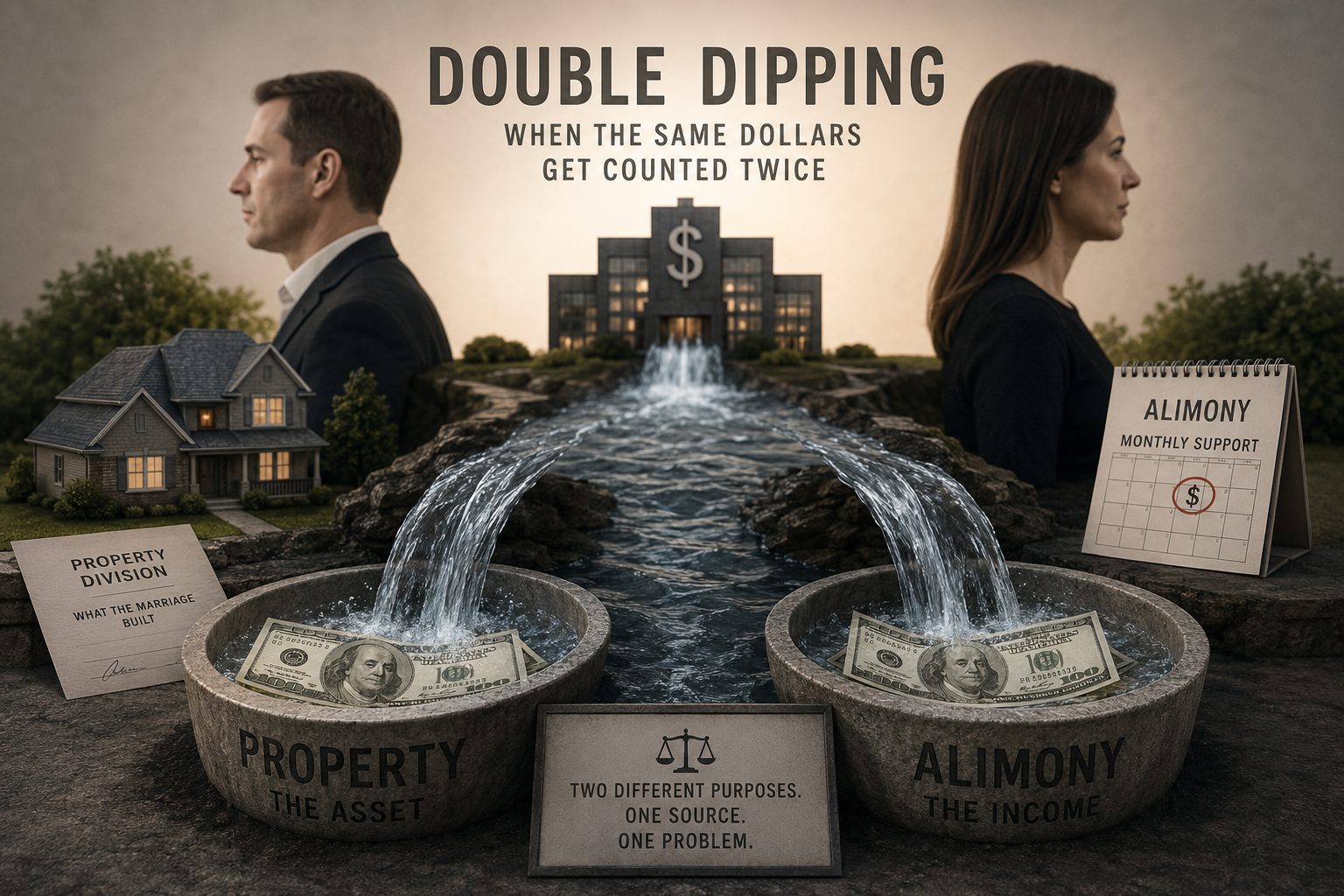 Double-Dipping in Utah Divorce: When the Same Dollars Get Counted Twice