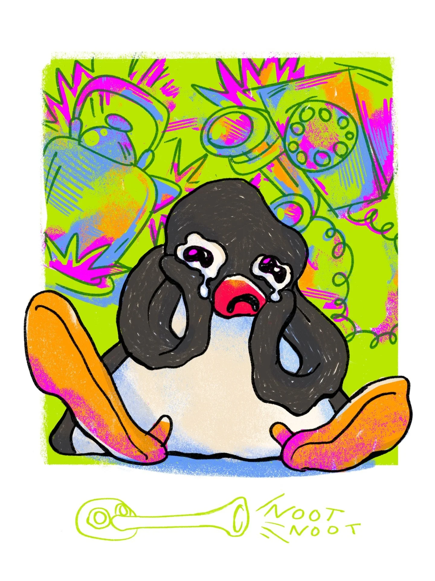 I understand you Pingu, now more than ever #nootnoot 

Pingu has always occupied a space where chaos and comfort live. This show is a definite fever dream and I doubt as a child I had any idea what was happening but I watched it any chance I could. 
