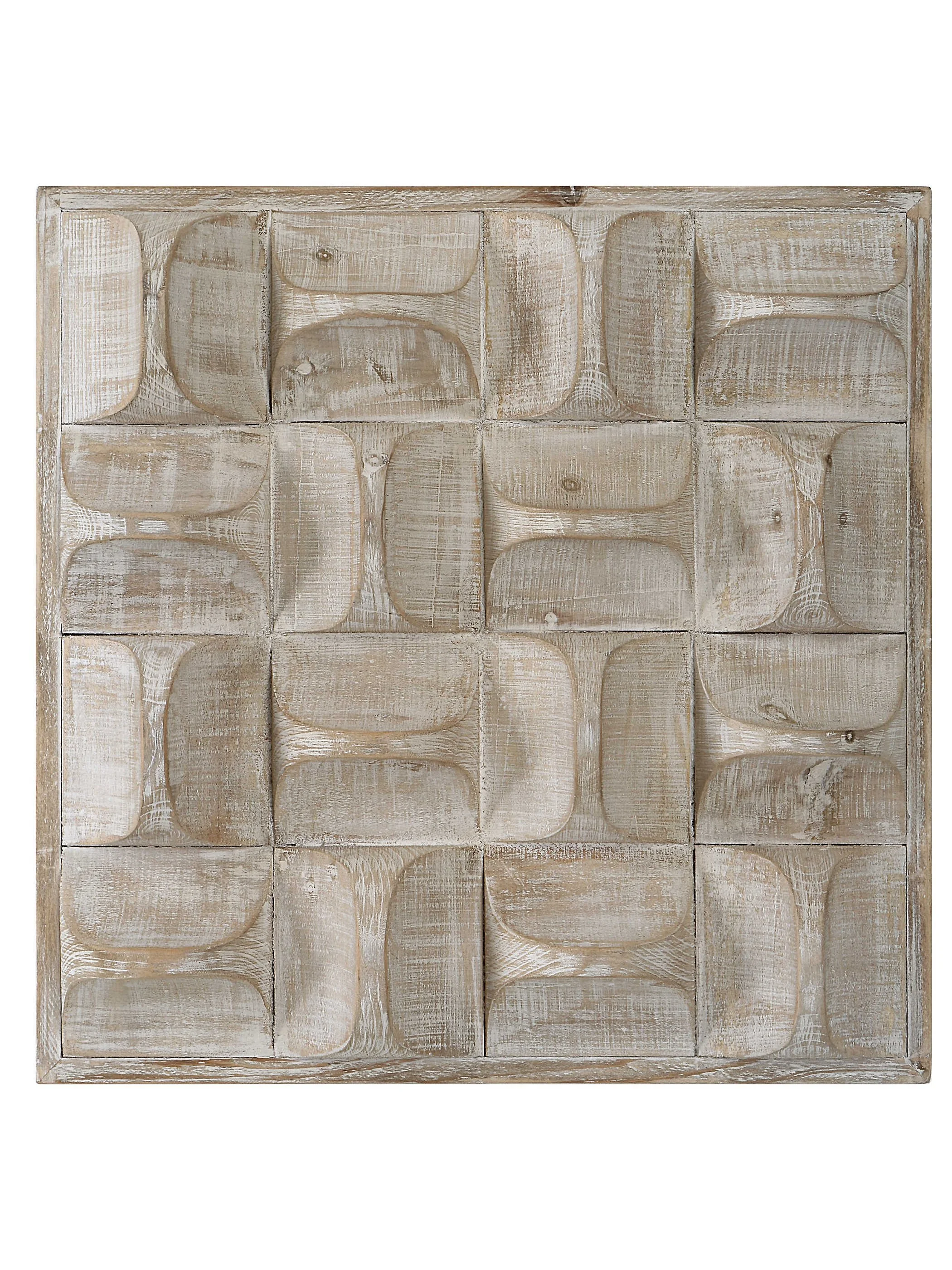 Wooden Block Wall Art — Rope & Rattan