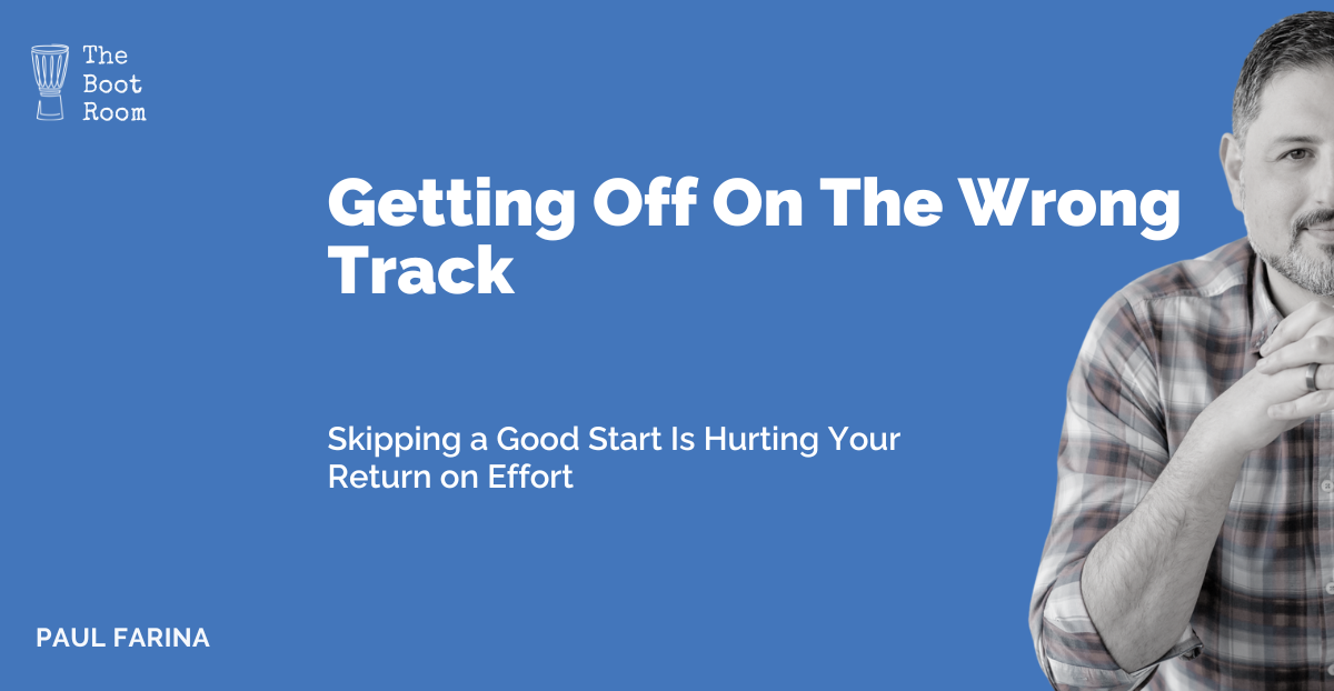 Getting Off On The Wrong Track