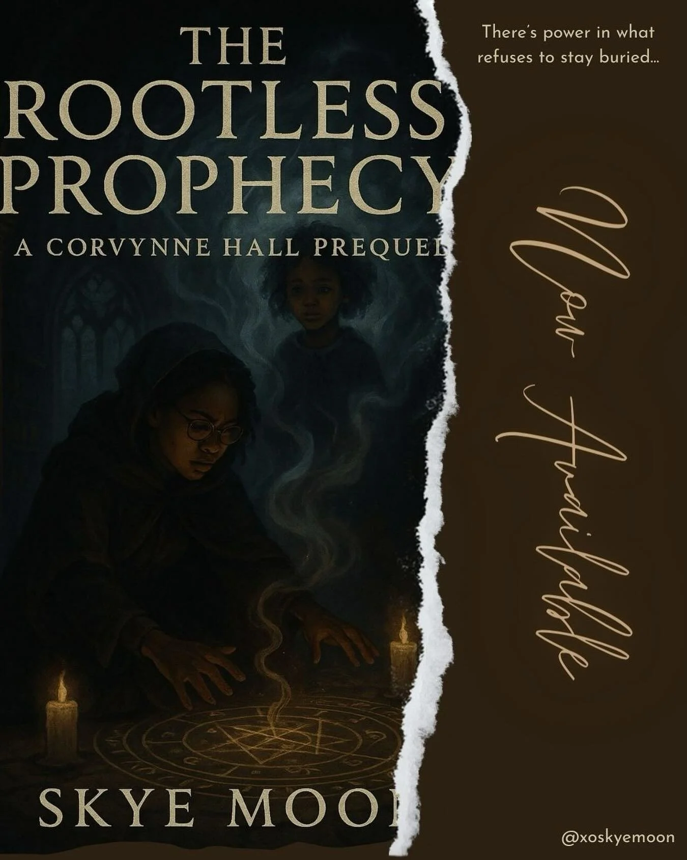 ✨FREE BOOK ALERT ✨

Link in bio

*

If you love ancestral magic, Orisha lore, and gothic academia with a sharp edge then this FREE short story is your next read.

🖤 The Rootless Prophecy is a tiny glimpse into the world of Corvynne Hall, where ancie