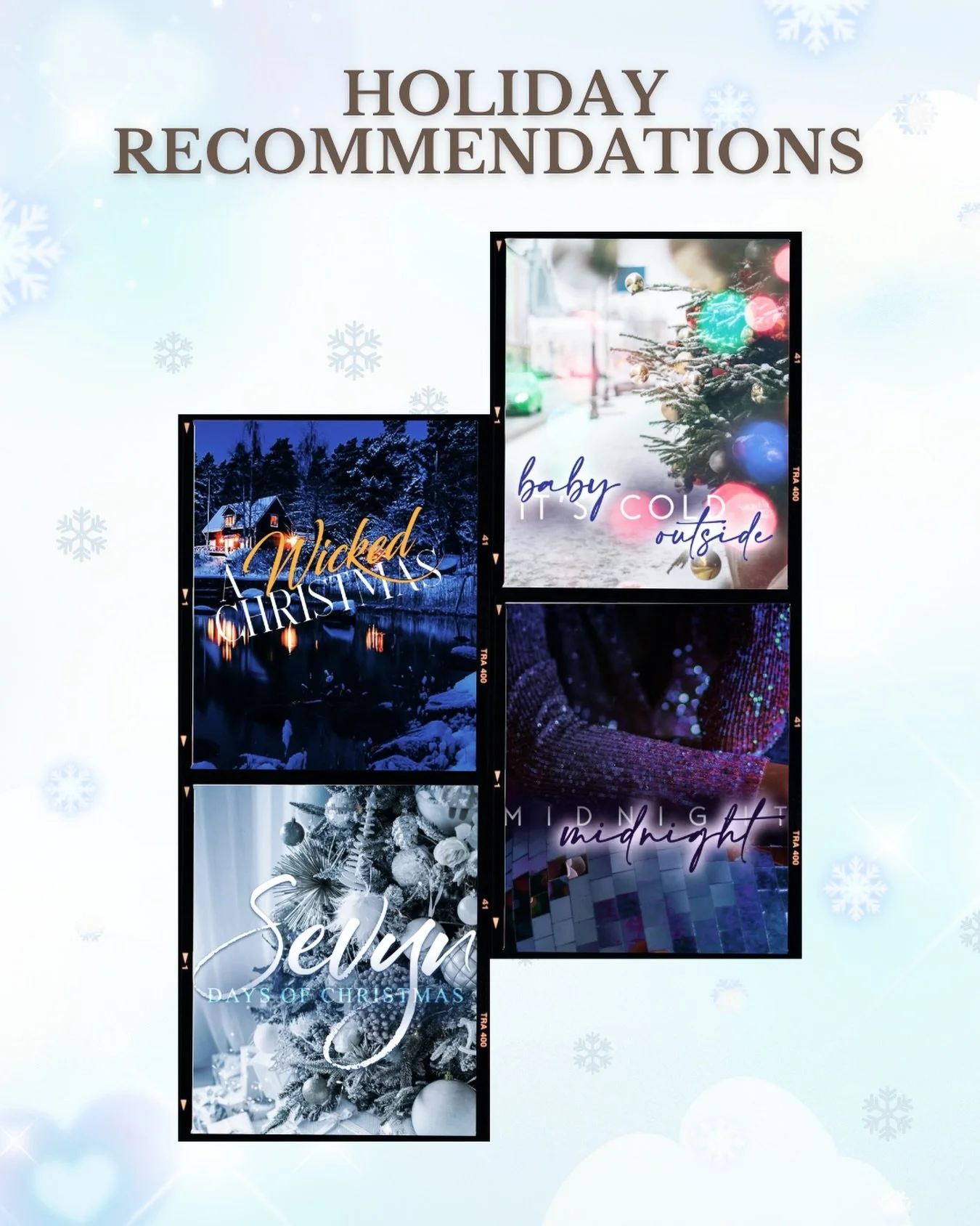 Looking for a few holiday novellas to read during this holiday season? Or are you looking for a few novellas to help you reach your reading goal?

Well, here are four holiday novellas that will help get you into the spirit while also helping you reac