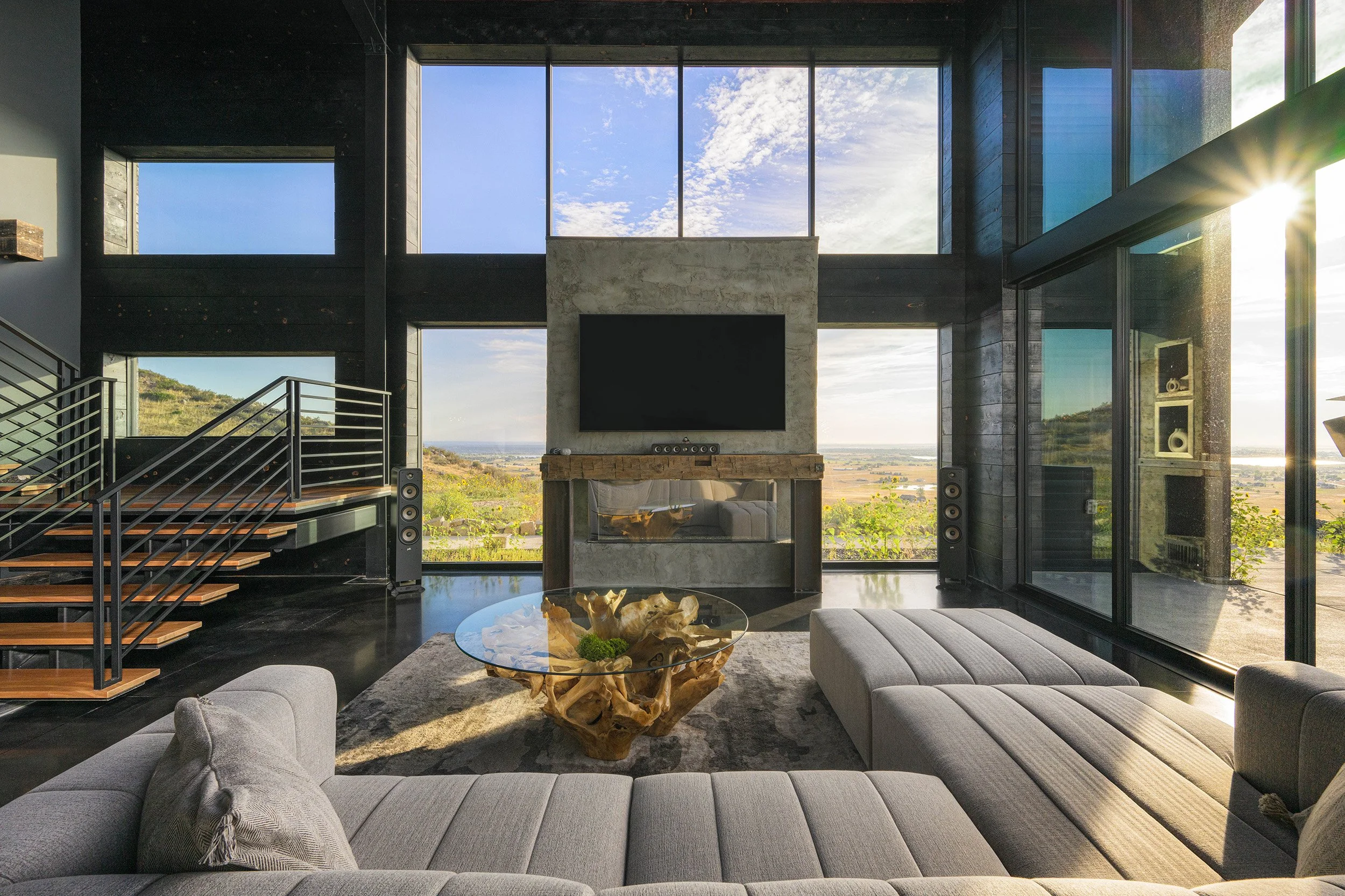 aggregate-steel-living-room-timber-mantle-i-beams-burl-coffee-table.jpg