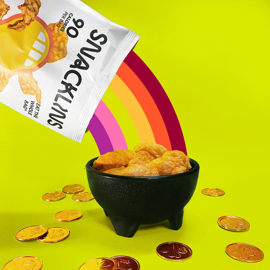 Still searching for the end of the rainbow? It’s your lucky day—your own personal bag of crunchy, delicious gold is waiting… 🍀