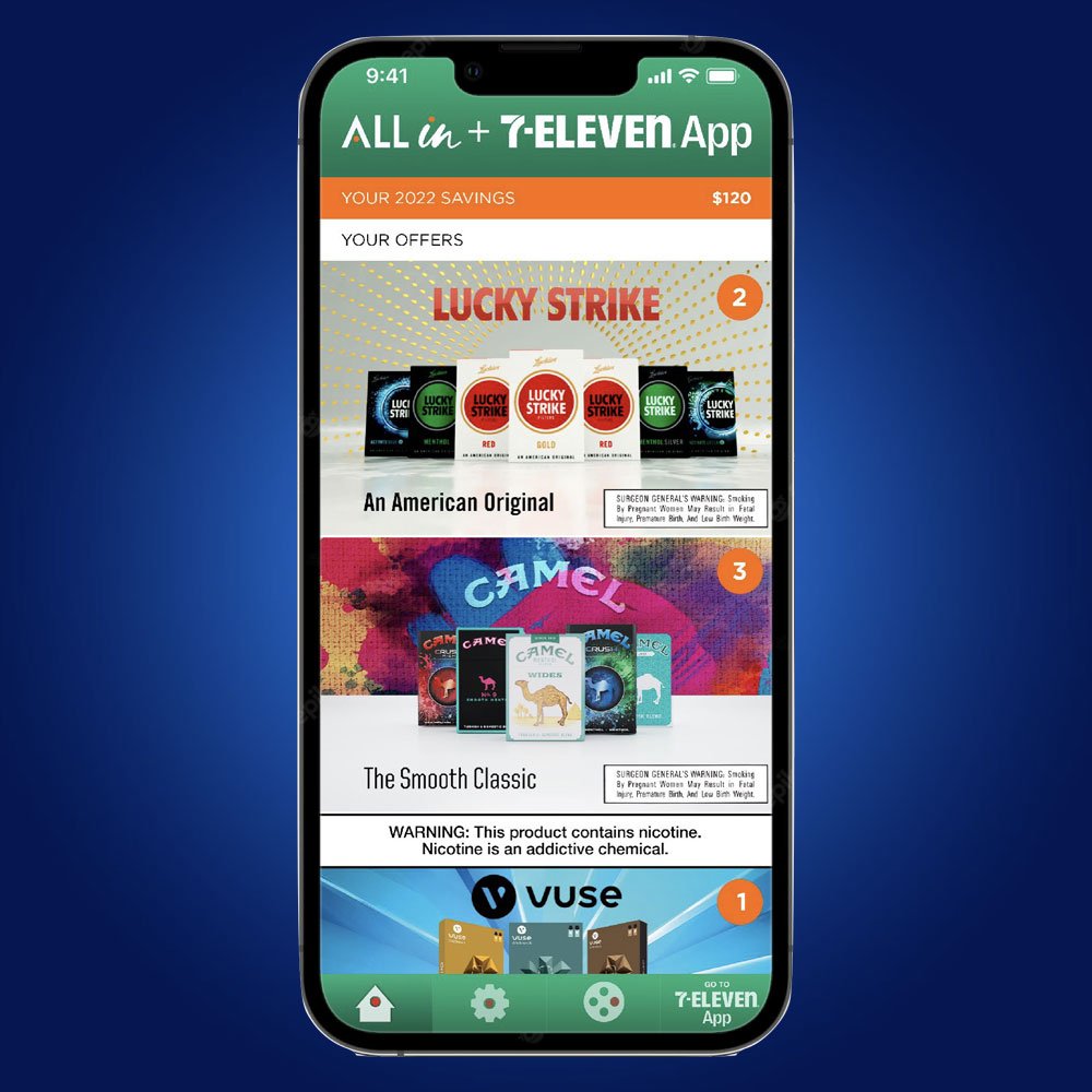 The All-in with 7-11 branded experience