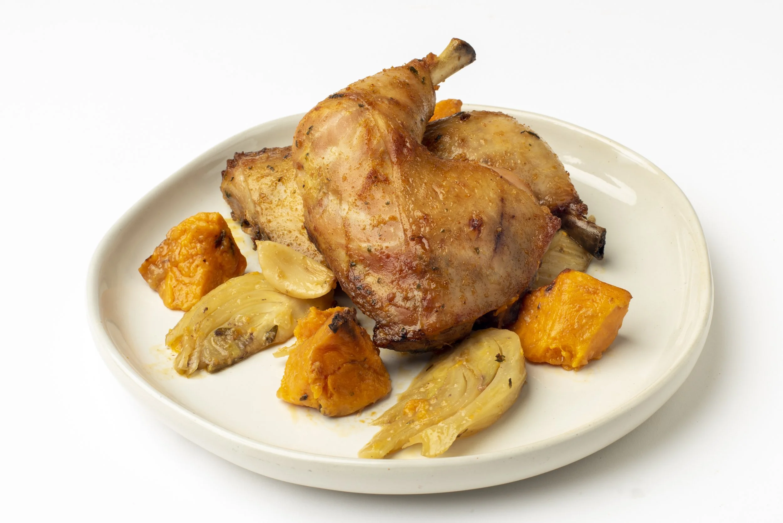 Roasted Chicken, Fennel & Yams