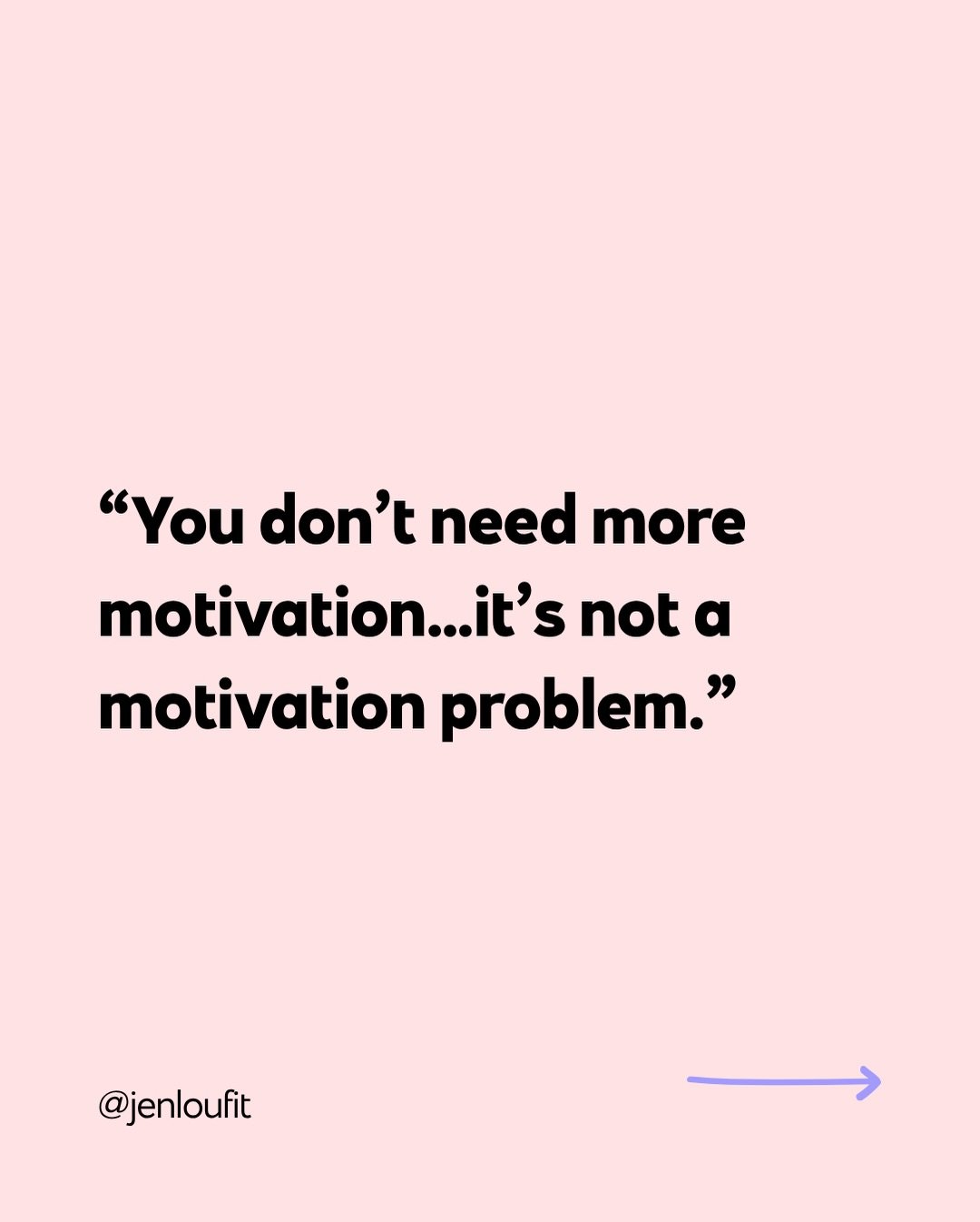You don&rsquo;t need more motivation. You need to drop the idea that it has to be all or nothing.

I see this all the time. Miss one session and suddenly the whole week&rsquo;s written off. Go a bit off track and it turns into &ldquo;I&rsquo;ll start