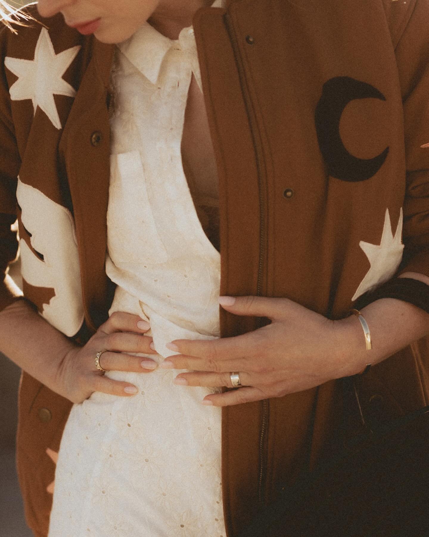 April has been a whirl of events &amp; emotions. 
1. I call this sun, star and bird jacket by @sezane &amp; @pangeaaaa  The Wizard&rsquo;s jacket because it manages to put a smile on my face when I need it most. It&rsquo;s almost always sold out but 