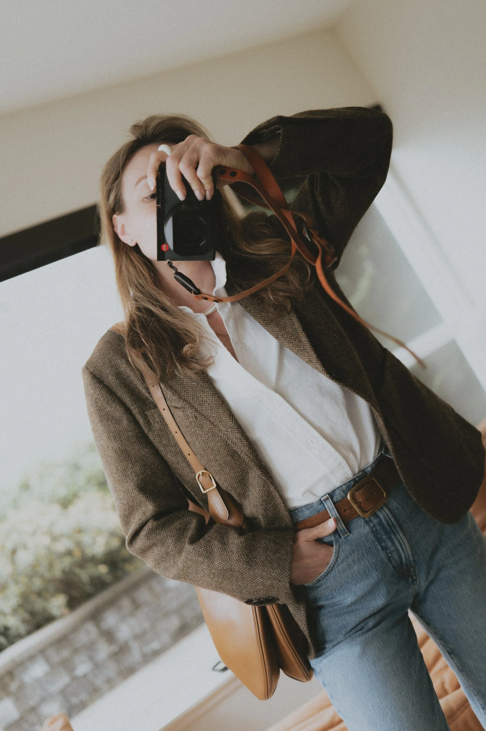  Buck Mason shrunken academy blazer mainstay cotton shirt madewell the longline jean polo id saddle bag  