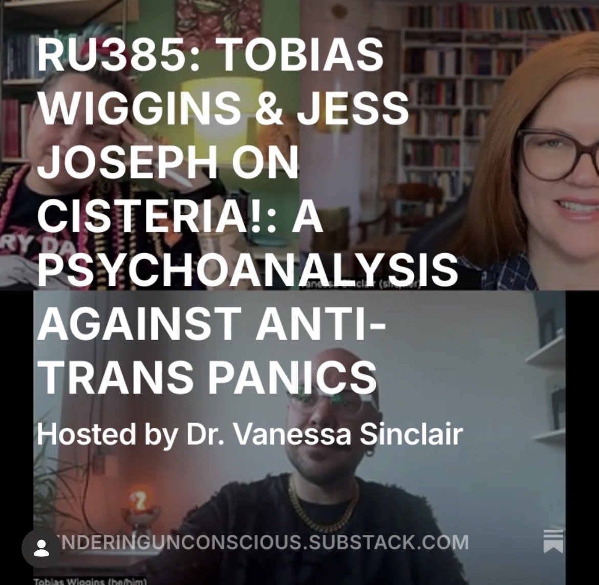 Podcast Feature: Cisteria! on Rendering Unconscious