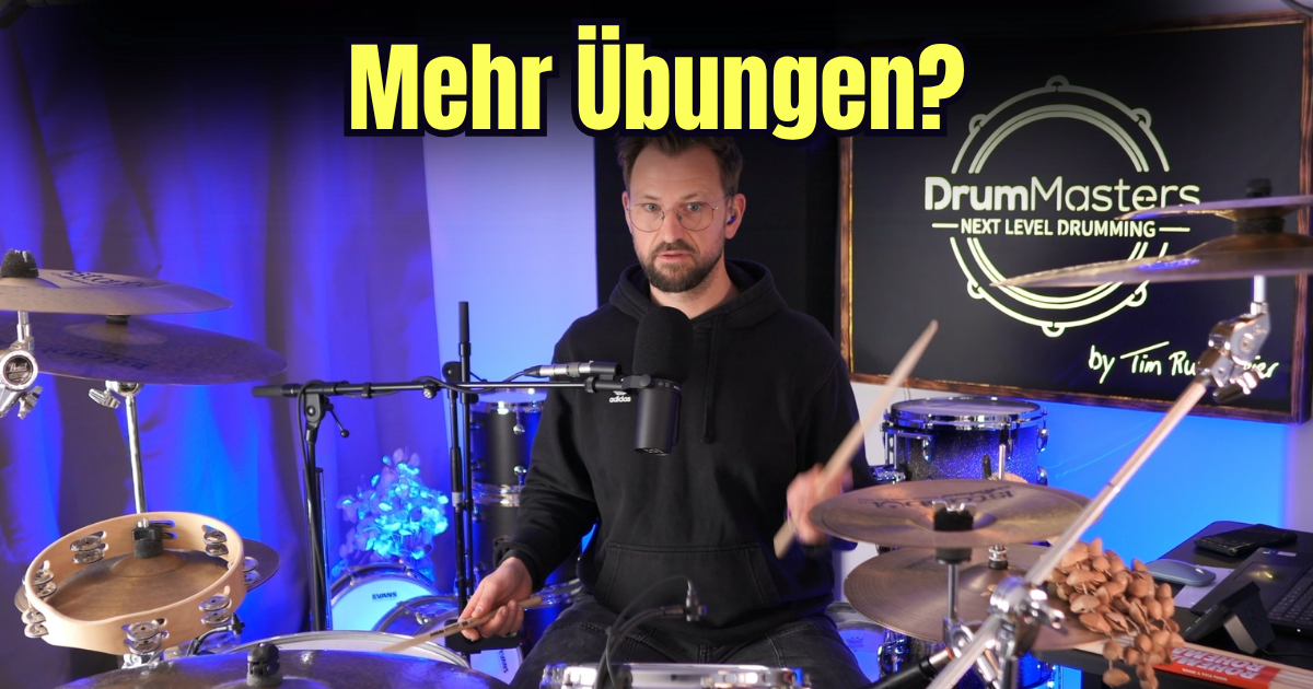 Du spielst seit Jahren Schlagzeug und hast trotzdem das Gefühl, auf der Stelle zu treten?