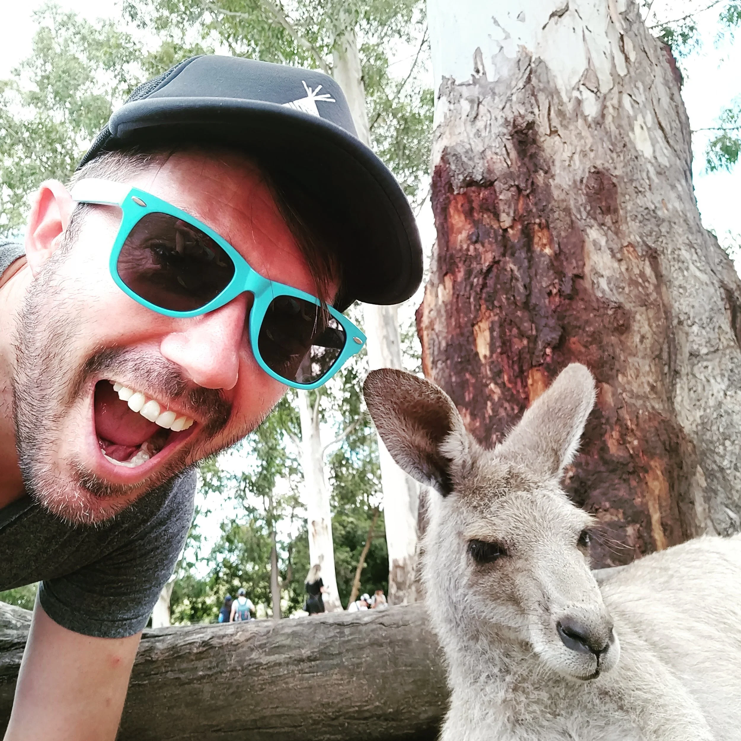 Selfie with a roo
