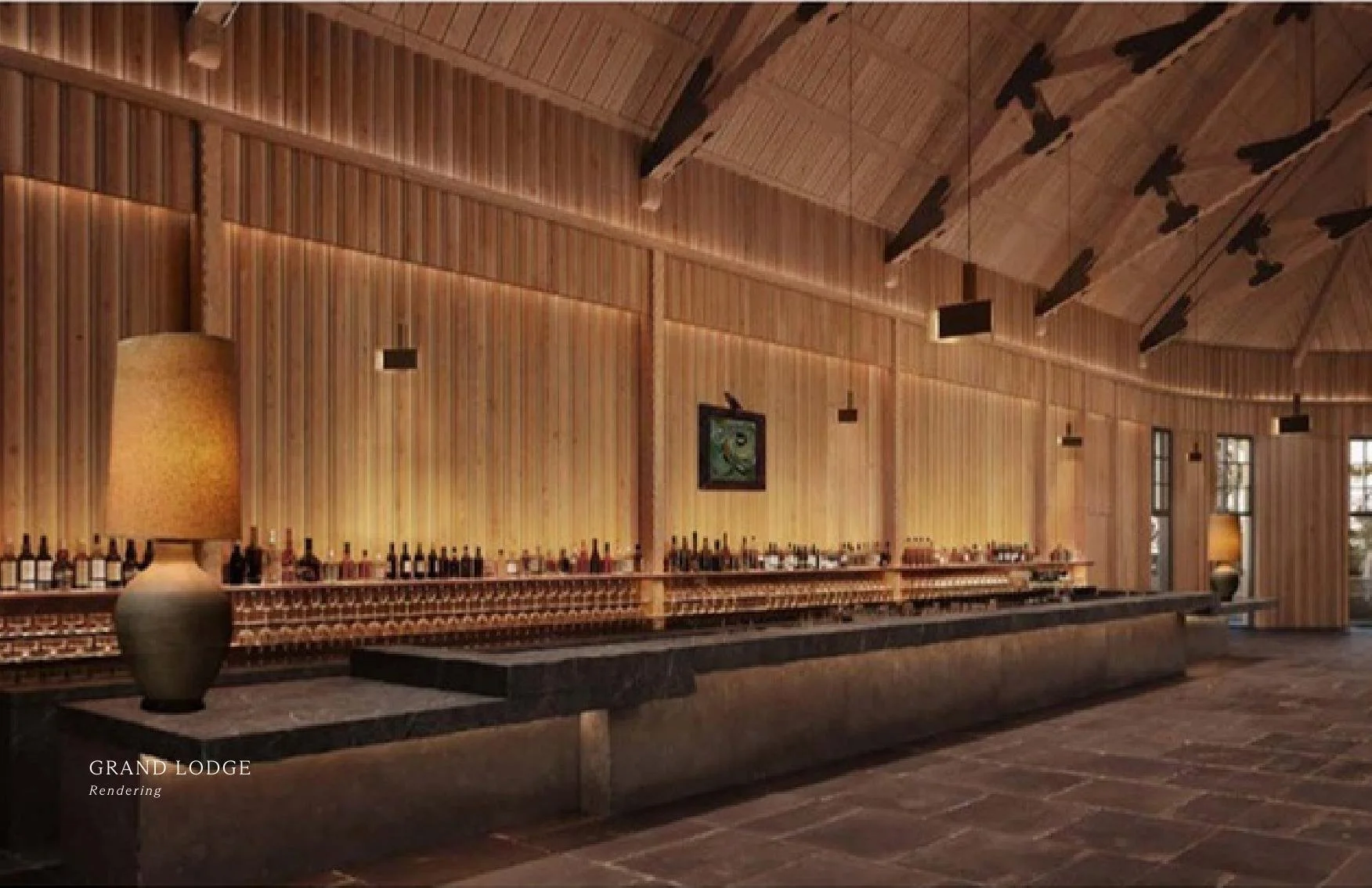 Proposed Grand Lodge at Lake Tahoe Proper in Crystal Bay — artist rendering