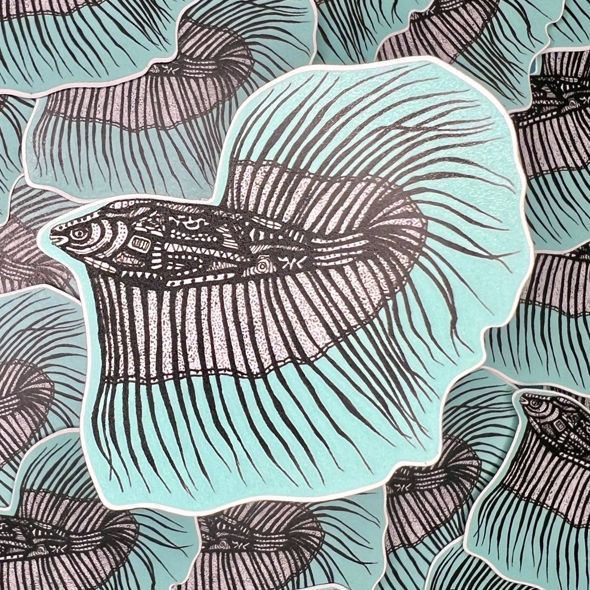 Betta Fish Sticker
