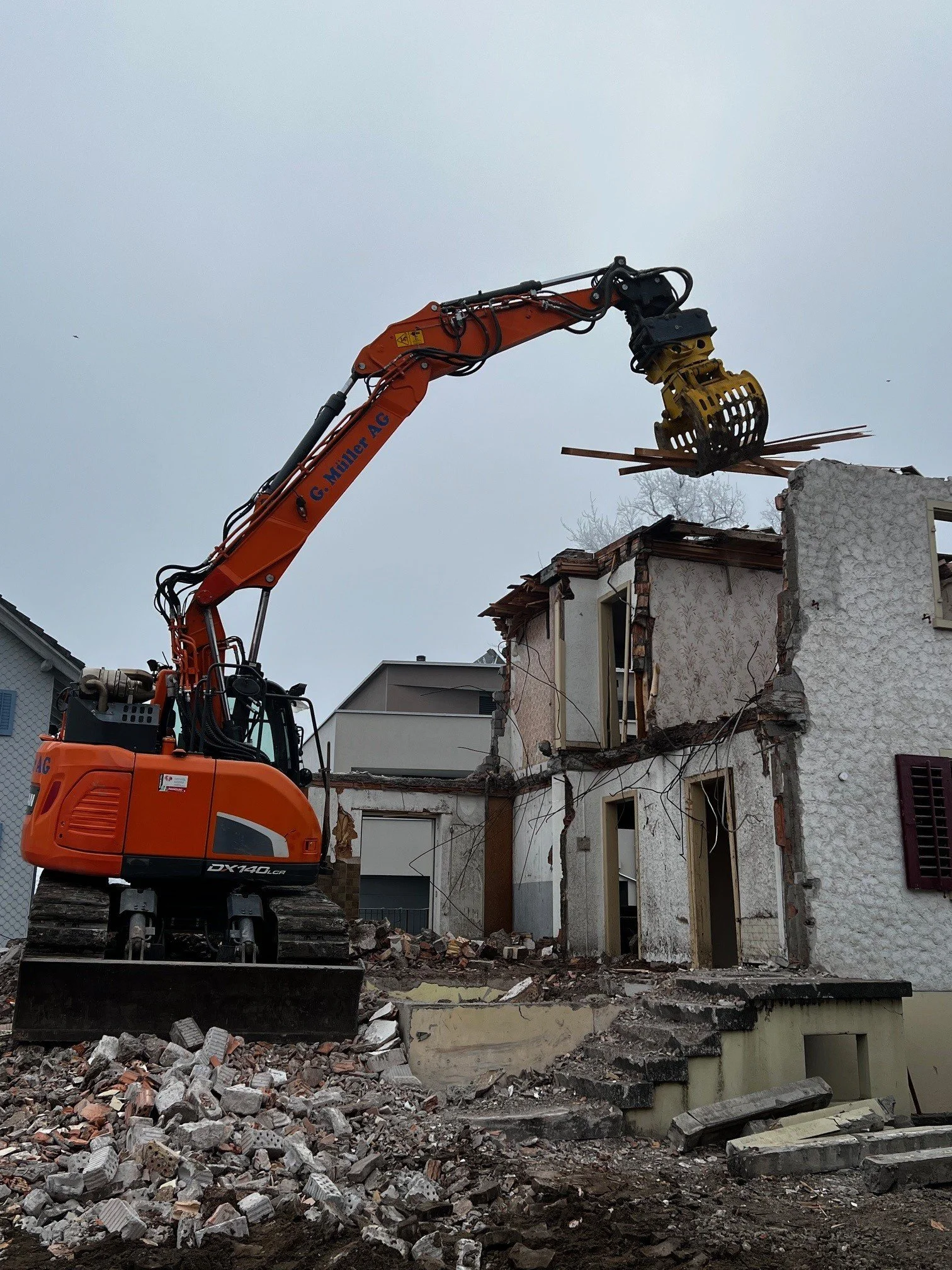 Baustelle Reichenburg