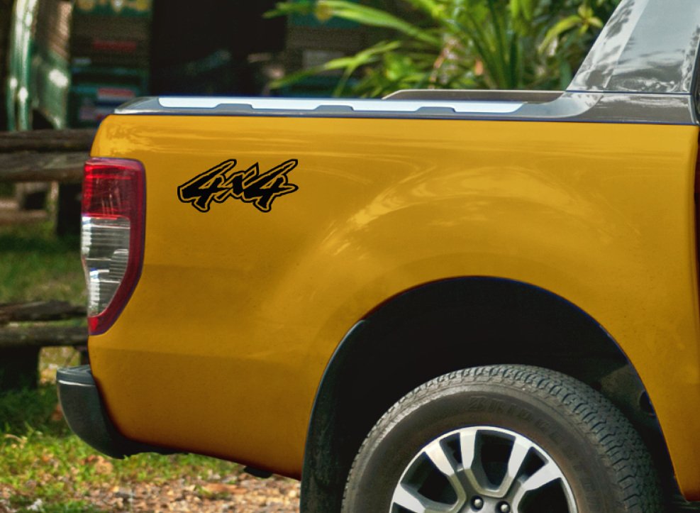 4X4 Mud look decals