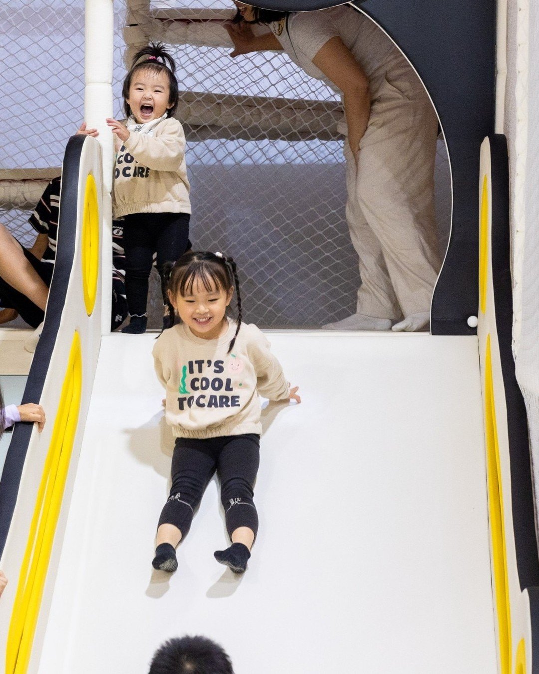 Double trouble incoming! 🚨 Two besties, one epic ball pit moment. Pure happiness right here 💕🎈