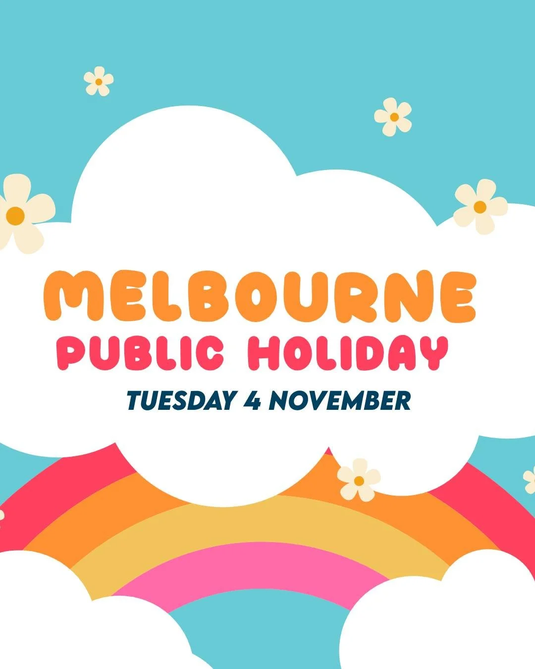Southland, we&rsquo;re still open for all the fun even during Melbourne Cup! 🌼 🤸&zwj;♀️✨

📅 Tuesday, 4 November
⏰ 9am &ndash; 5:30pm
📍 Southland only

See you there 🥳