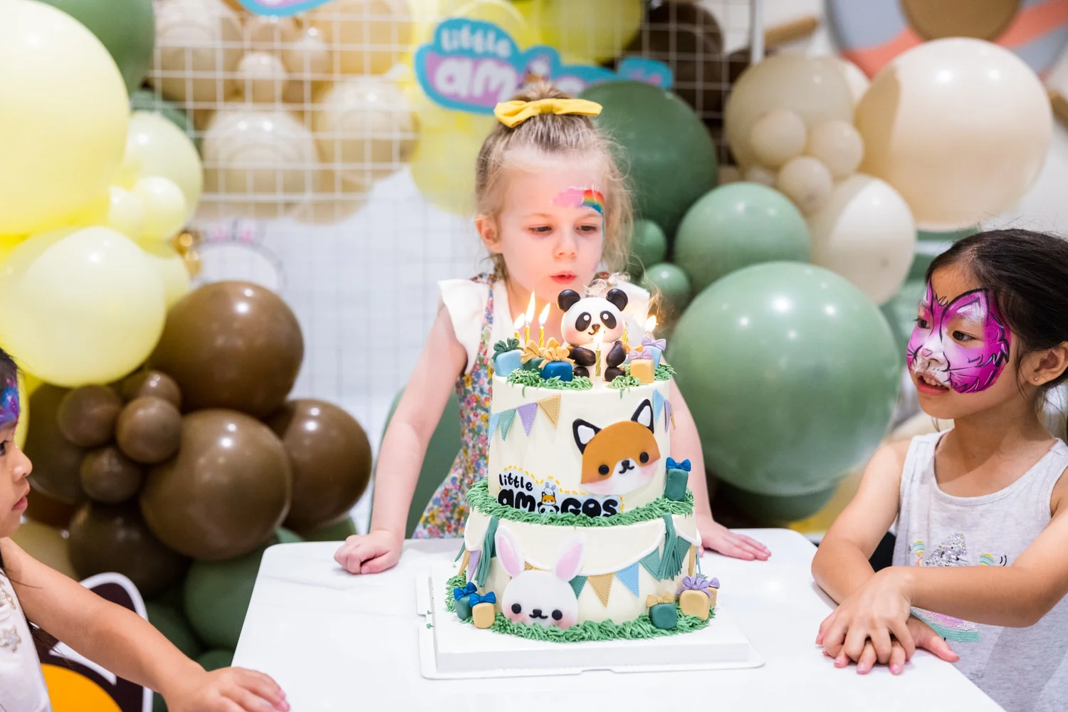 Children celebrating at Little Amigos