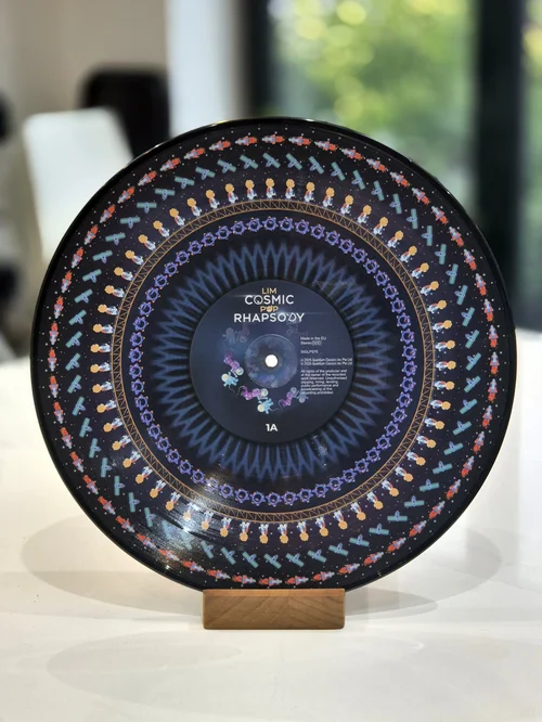 Custom zoetrope vinyl design by Animated Record Company