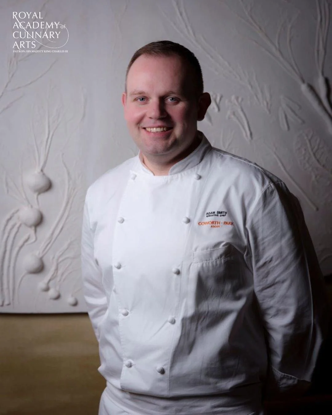 Meet the six chefs preparing our six-course fundraising banquet at Brighton Pavilion | @chefadamsmith
Currently the Executive Chef of Michelin-starred restaurant, Woven, @coworthpark, Adam Smith MCA is a highly regarded and accomplished chef.
At W