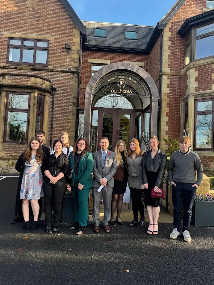 What an inspiring visit we had to @northcoteuk with students from City of Leeds College as part of our College Community Programme!
 
Level 3 Patisserie students got to explore the Michelin-starred Northcote kitchen, gaining insights into advanced te
