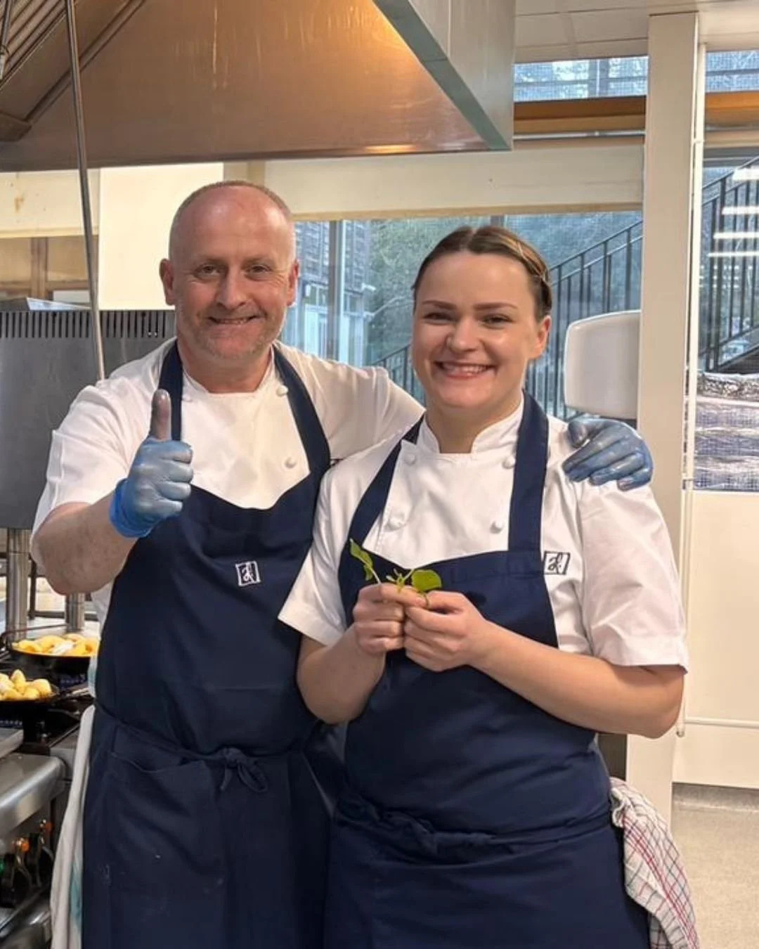 An inspiring day at The Brasserie, MK College, as Stephen McLaughlin and Clem Bubb of Restaurant Andrew Fairlie joined students for hands-on learning, mentoring and an exceptional evening service!

Working with commis chef apprentices and Level 3 Pro