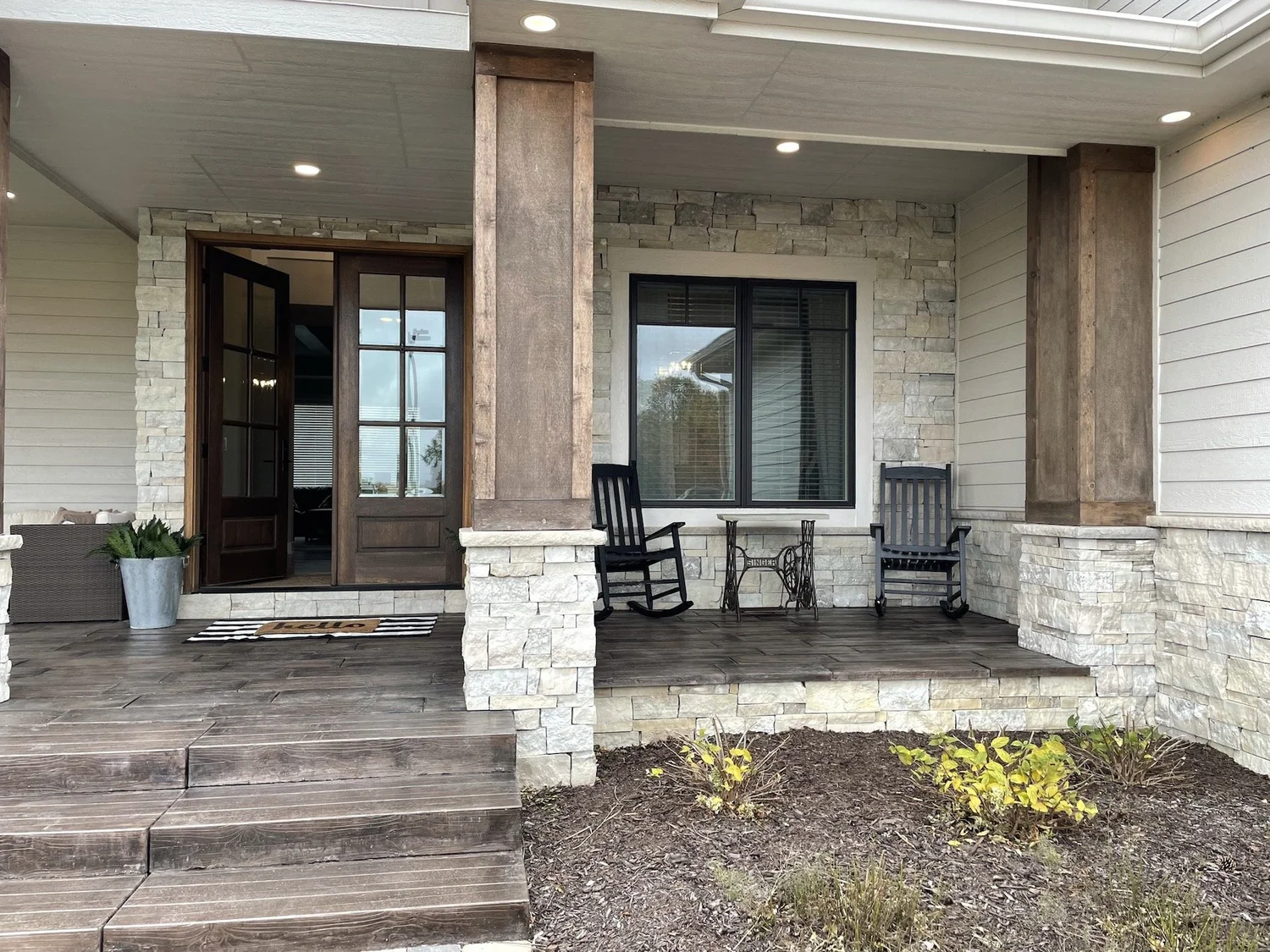 Paver Patio, Composite Deck, Fire Pit, Inground Pool in Belle Brentwood