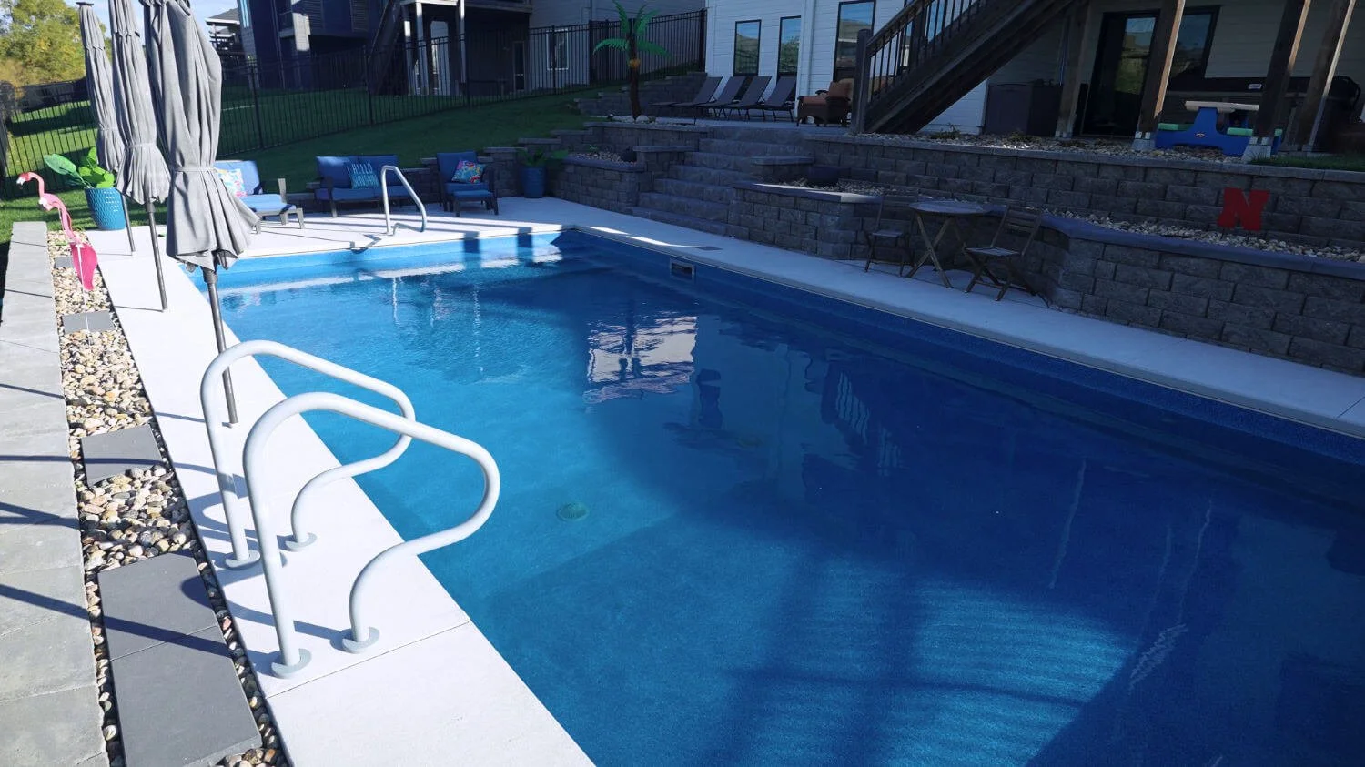 backyard designed for long summers and relaxed everyday outdoor living