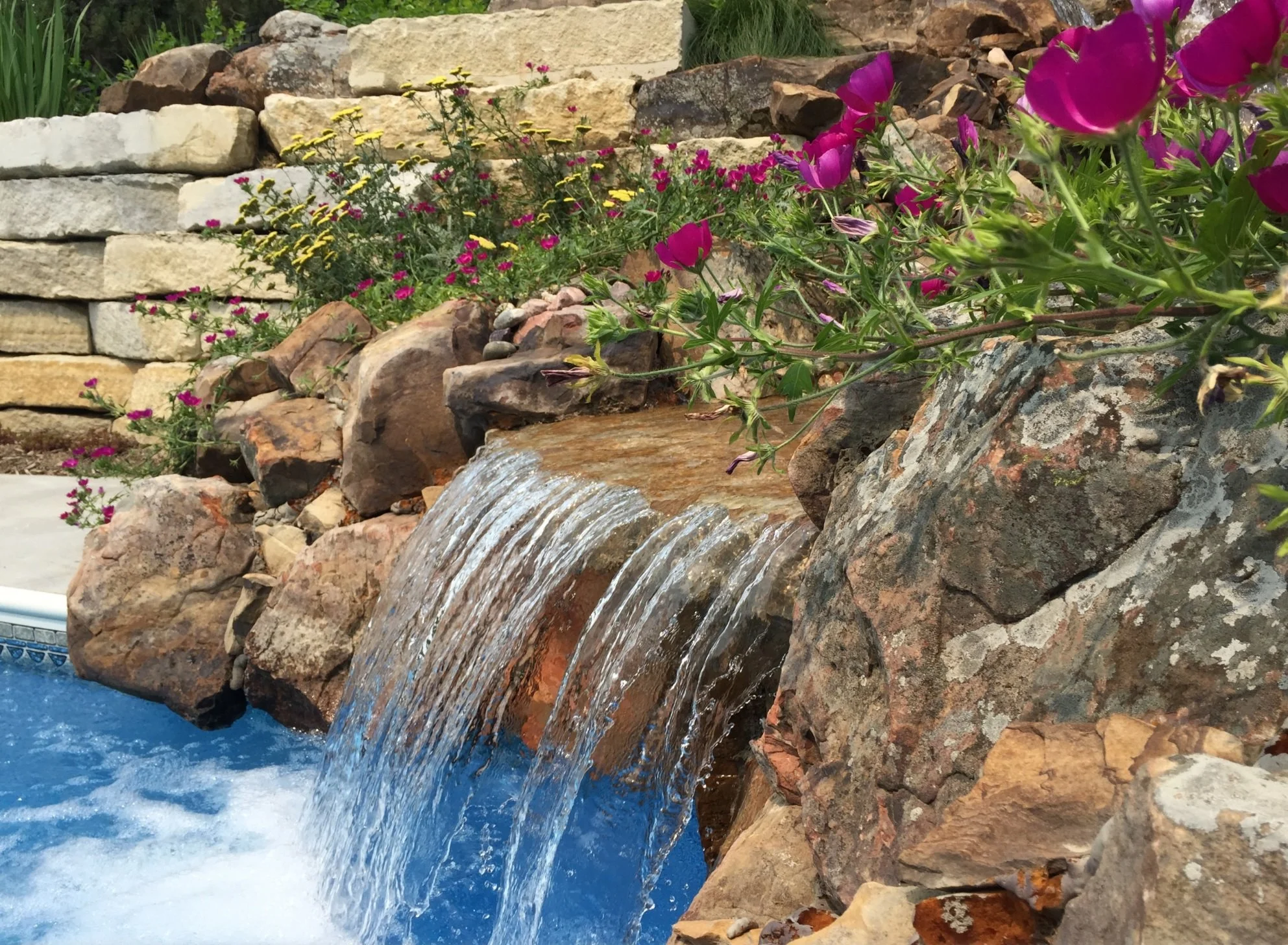 Pool Waterfall