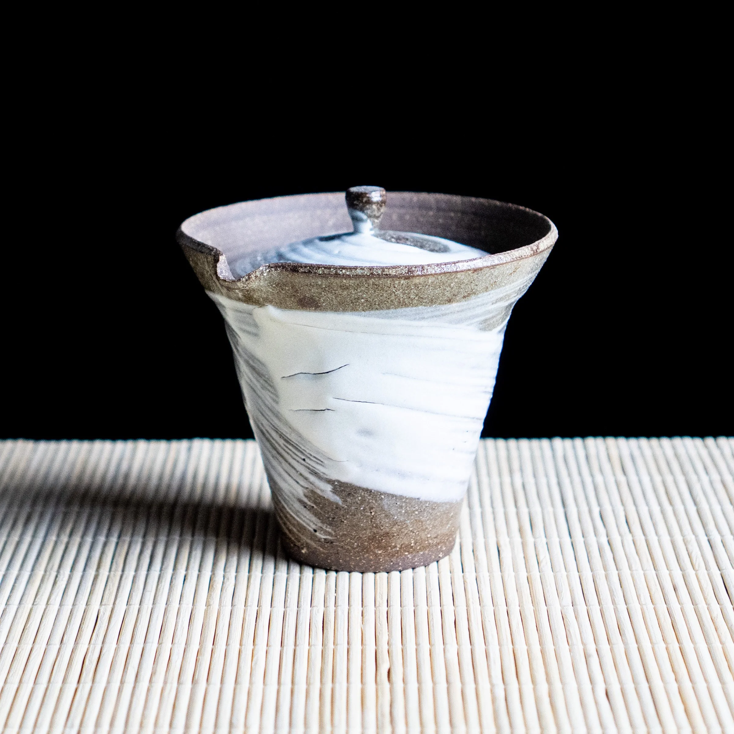 Shiboridashi Teapot with White Slip | 135ml