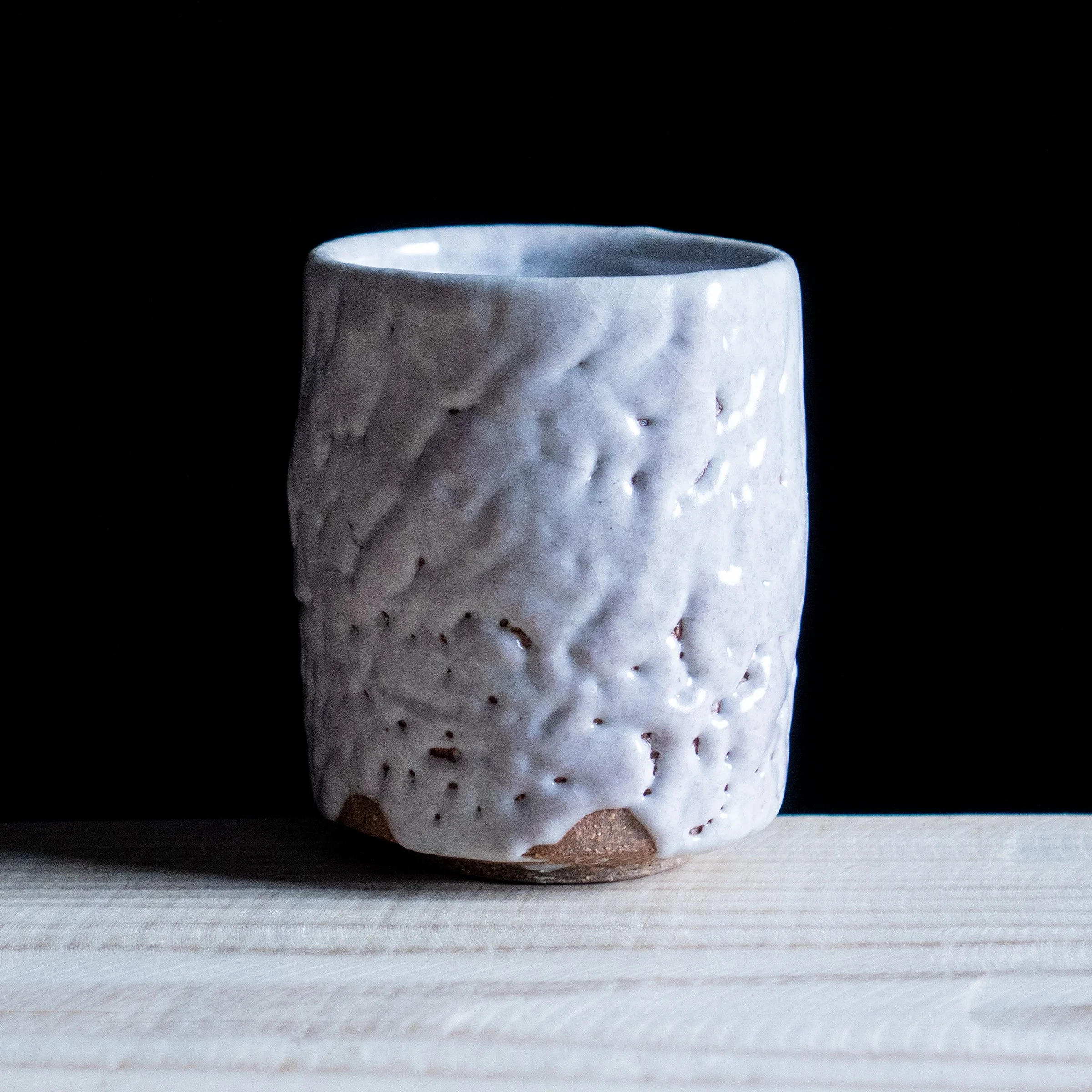 Yunomi Cup with Shino glaze