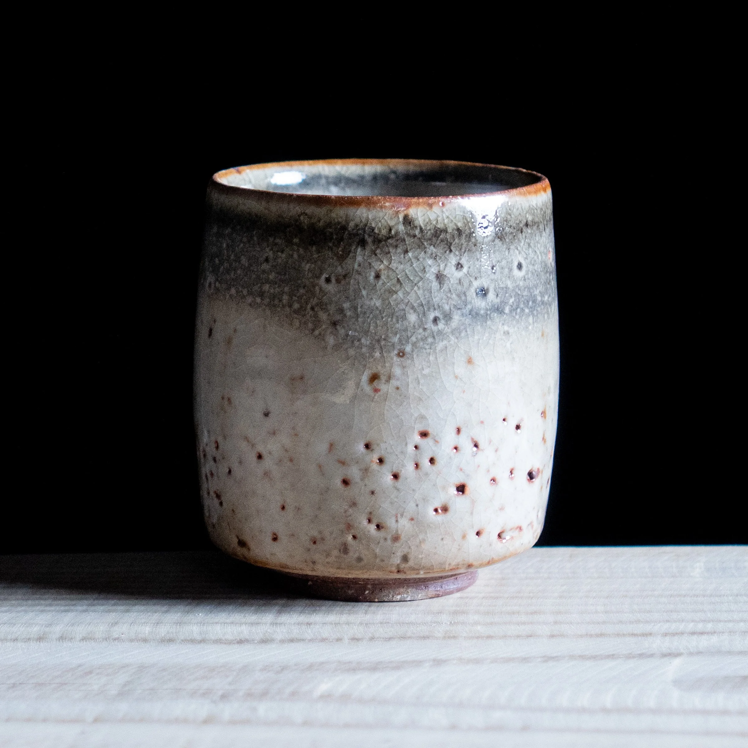 Yunomi Cup with Shino glaze