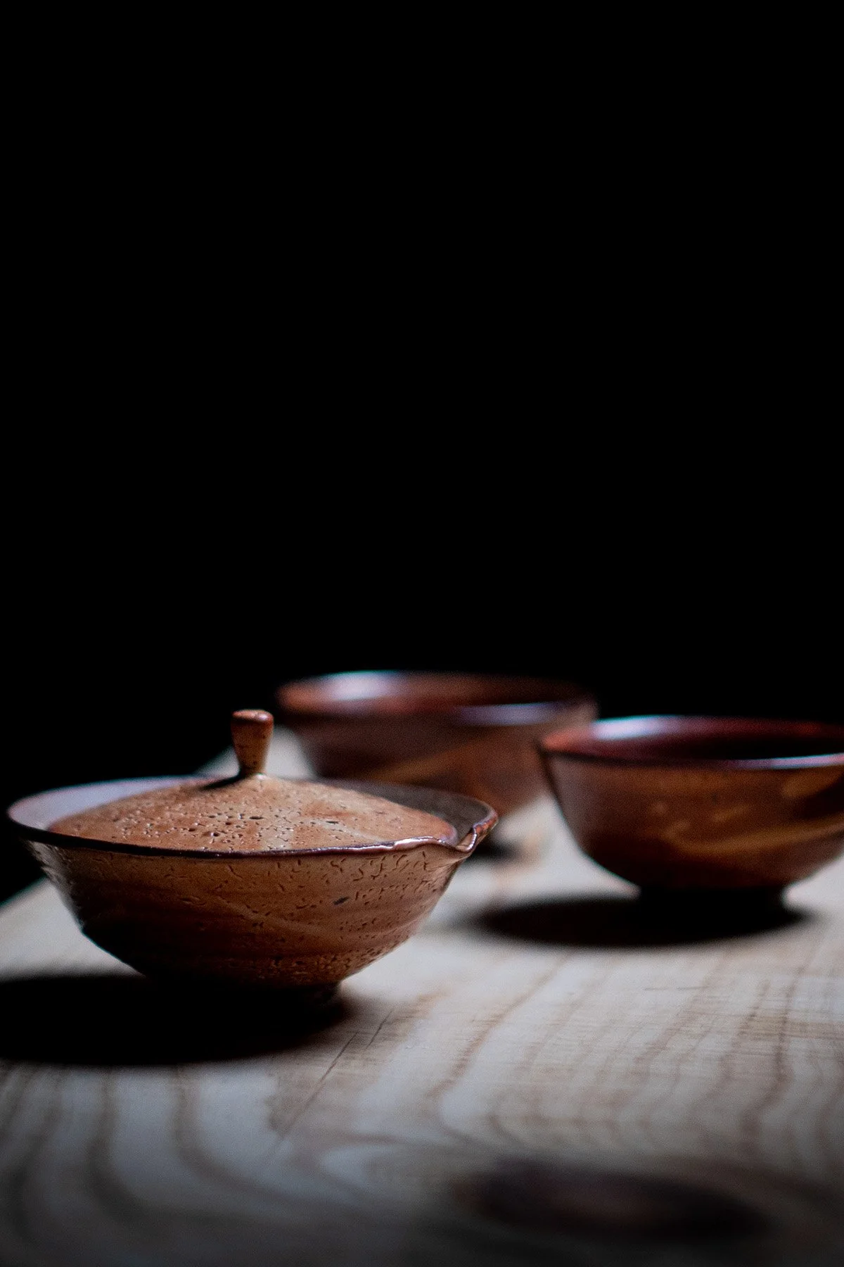 Brewing tea with a handmade shiboridashi teapot designed for slow and intentional tea preparation.