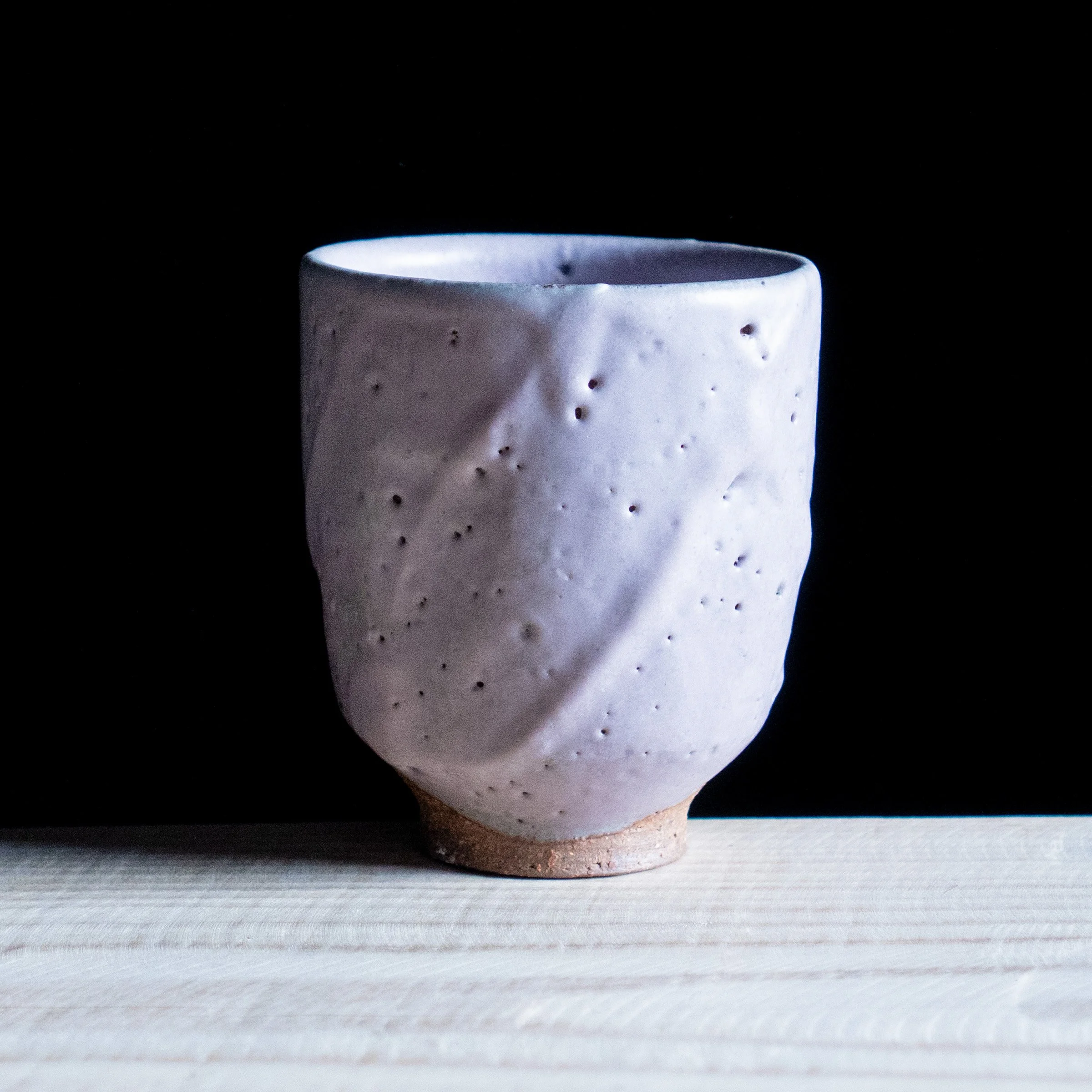 Yunomi Cup with Shino glaze