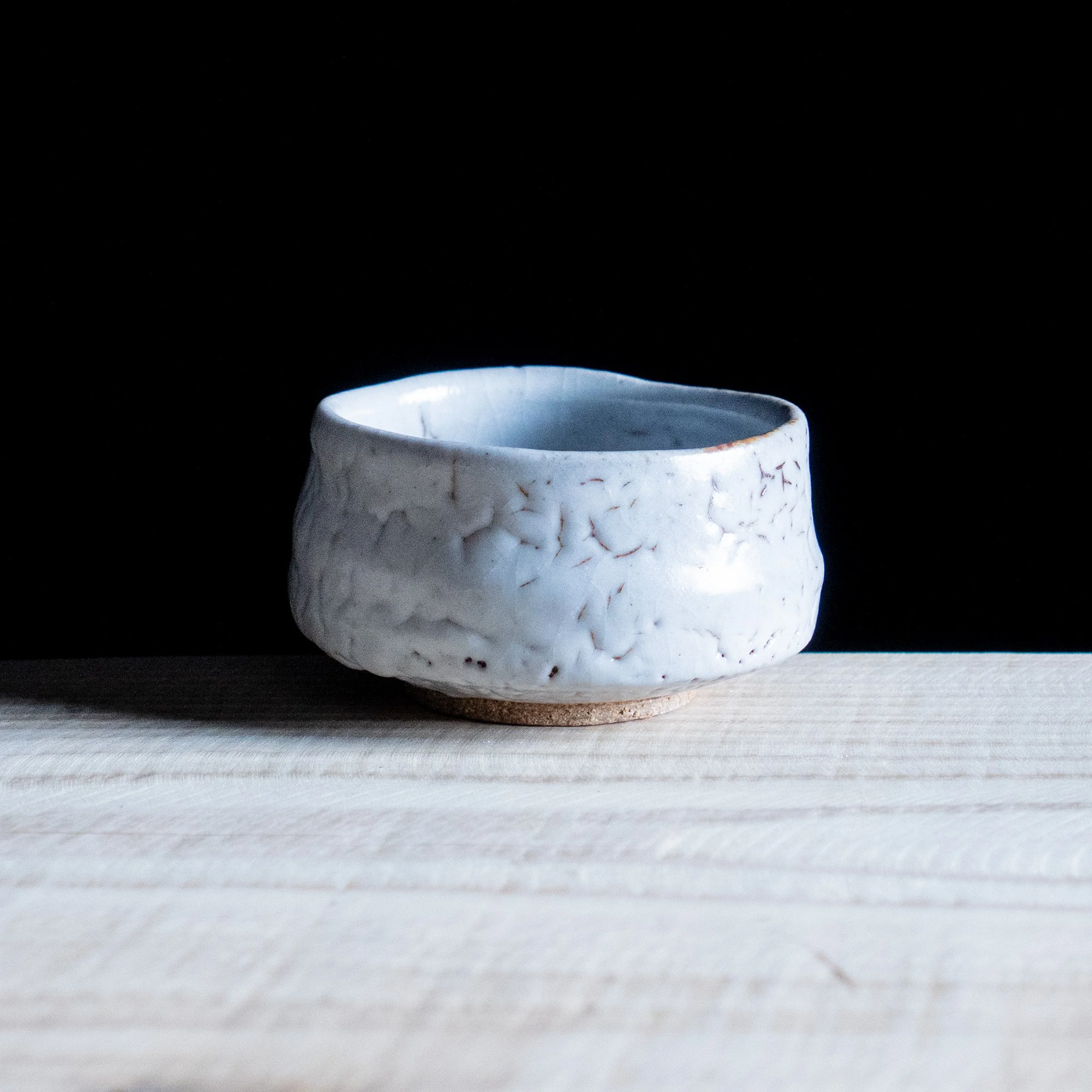 Tea / Sake Cup with Shino glaze