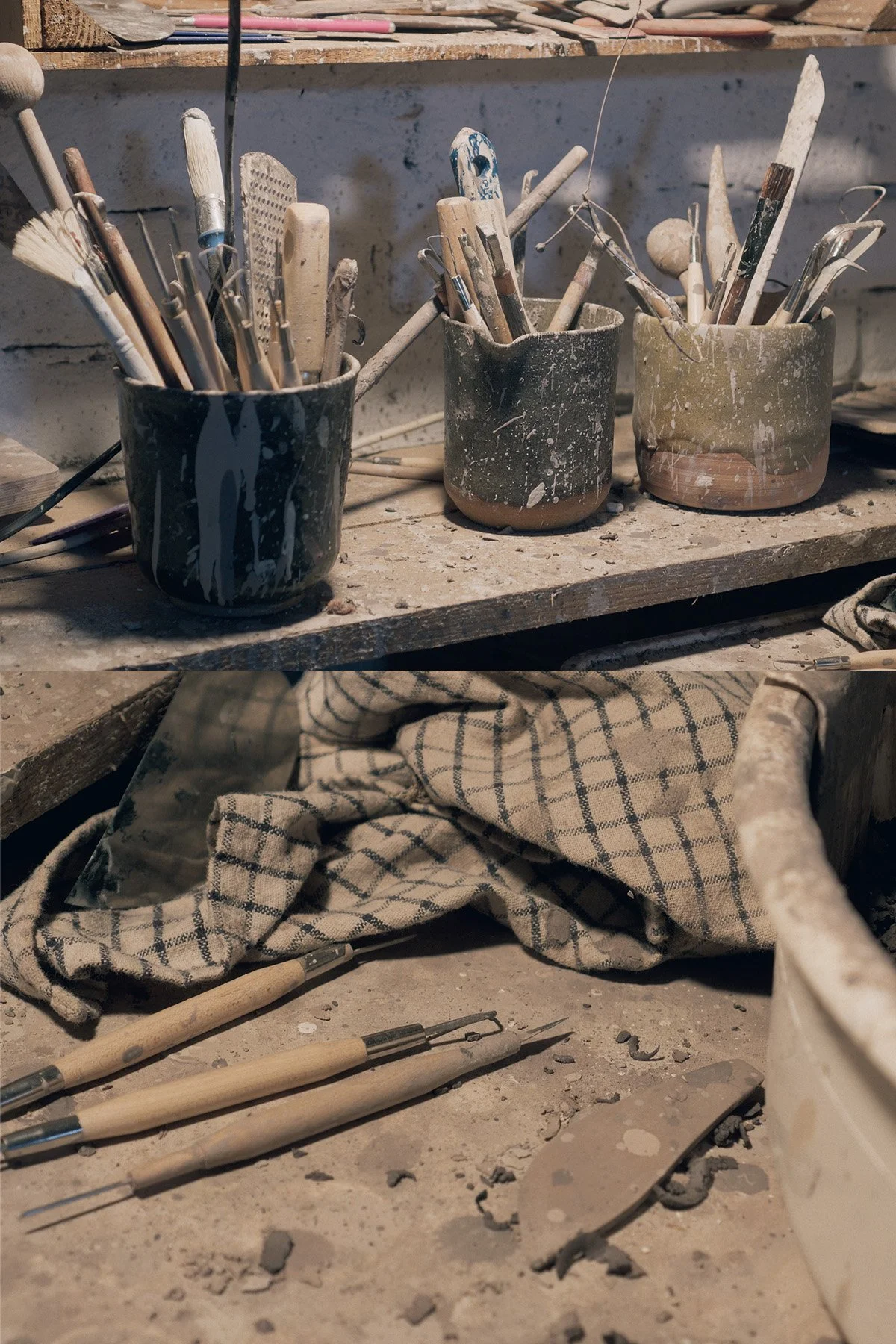 Handmaking ceramic kyusu teapots on the wheel as part of a slow pottery making process.