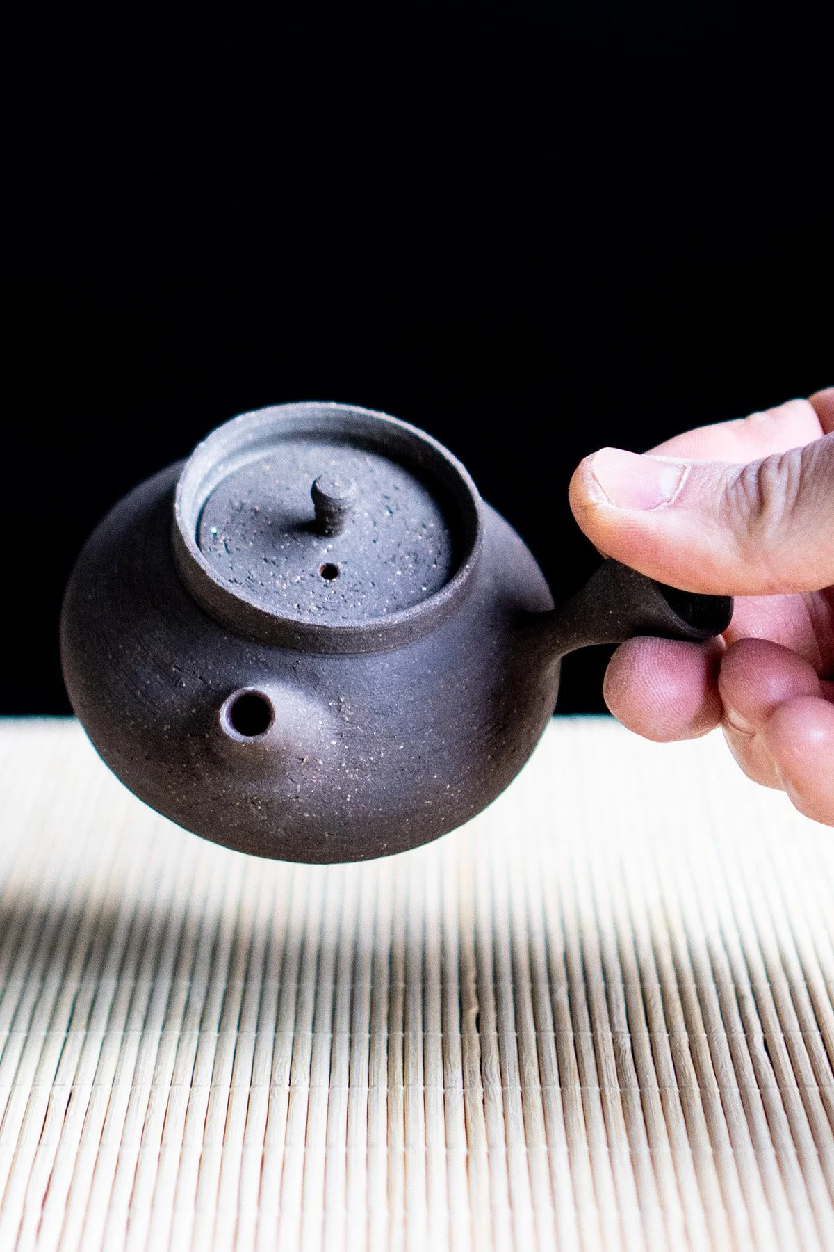 Traditional side handle kyusu teapot inspired by Japanese tea culture and made for everyday brewing.