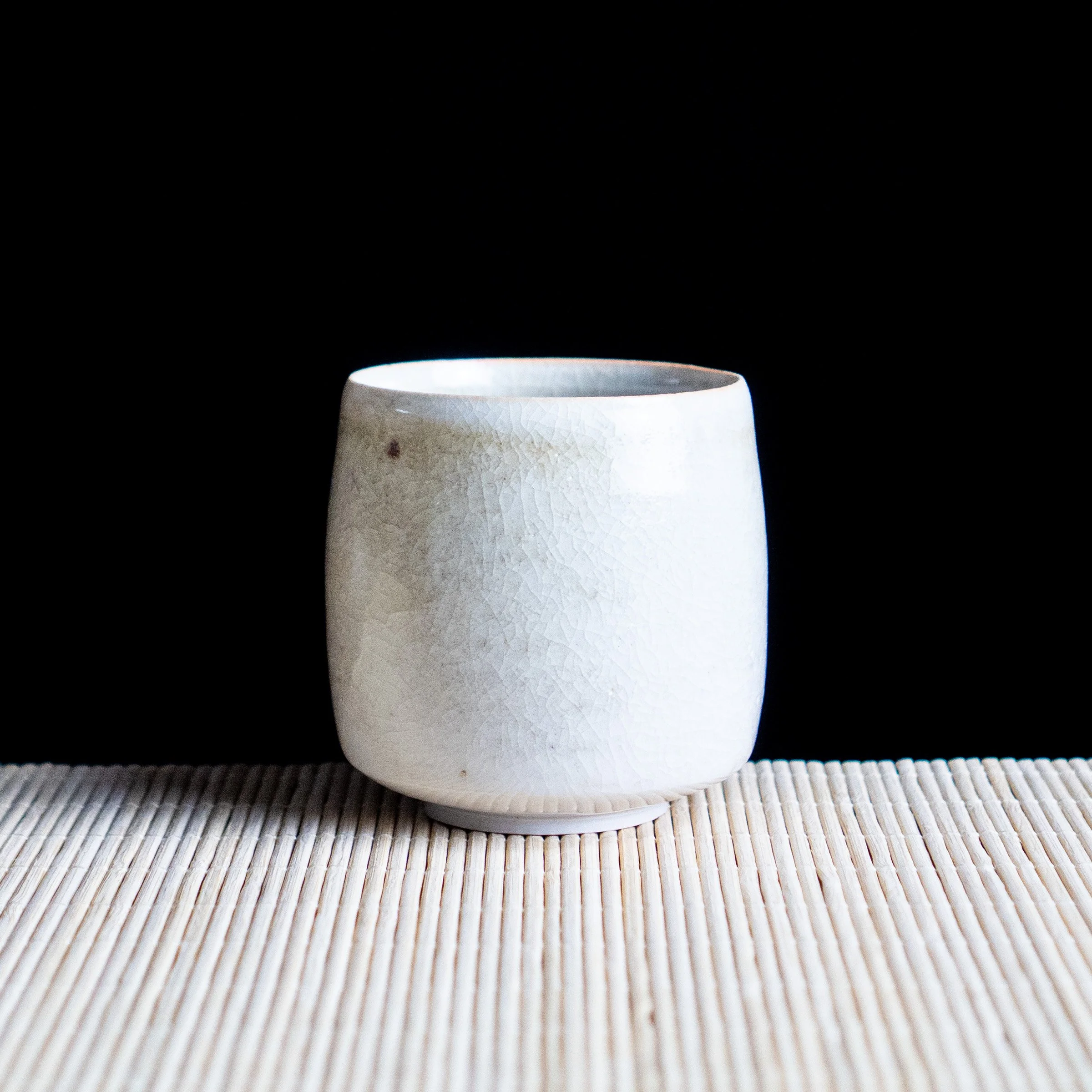 Yunomi Cup with Shino glaze