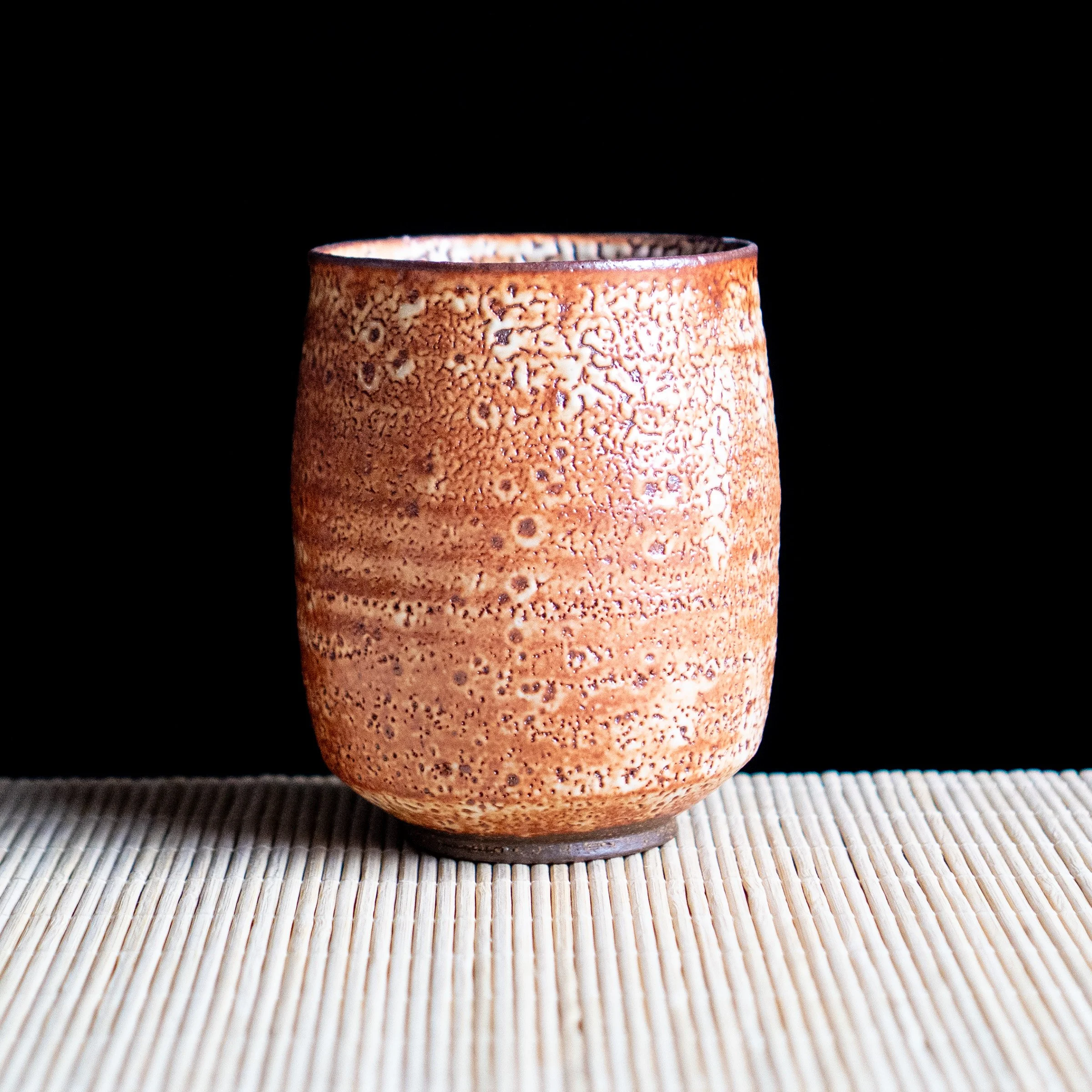 Yunomi Cup with Shino glaze