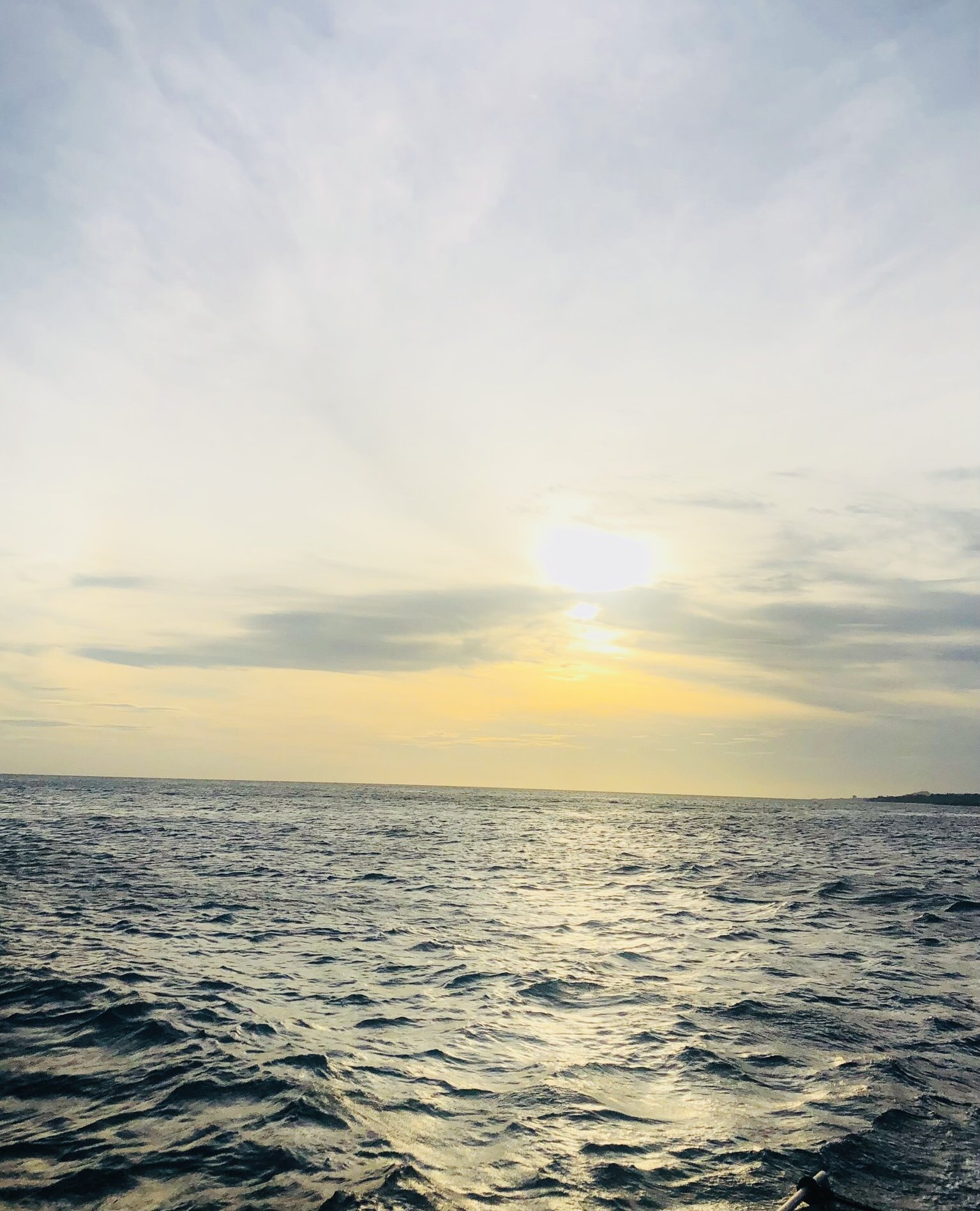 Sonnenuntergang über dem Meer