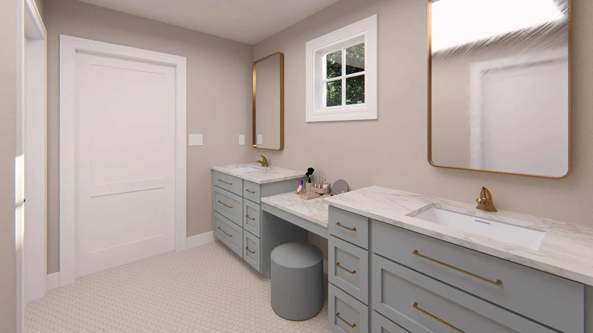Master bathroom