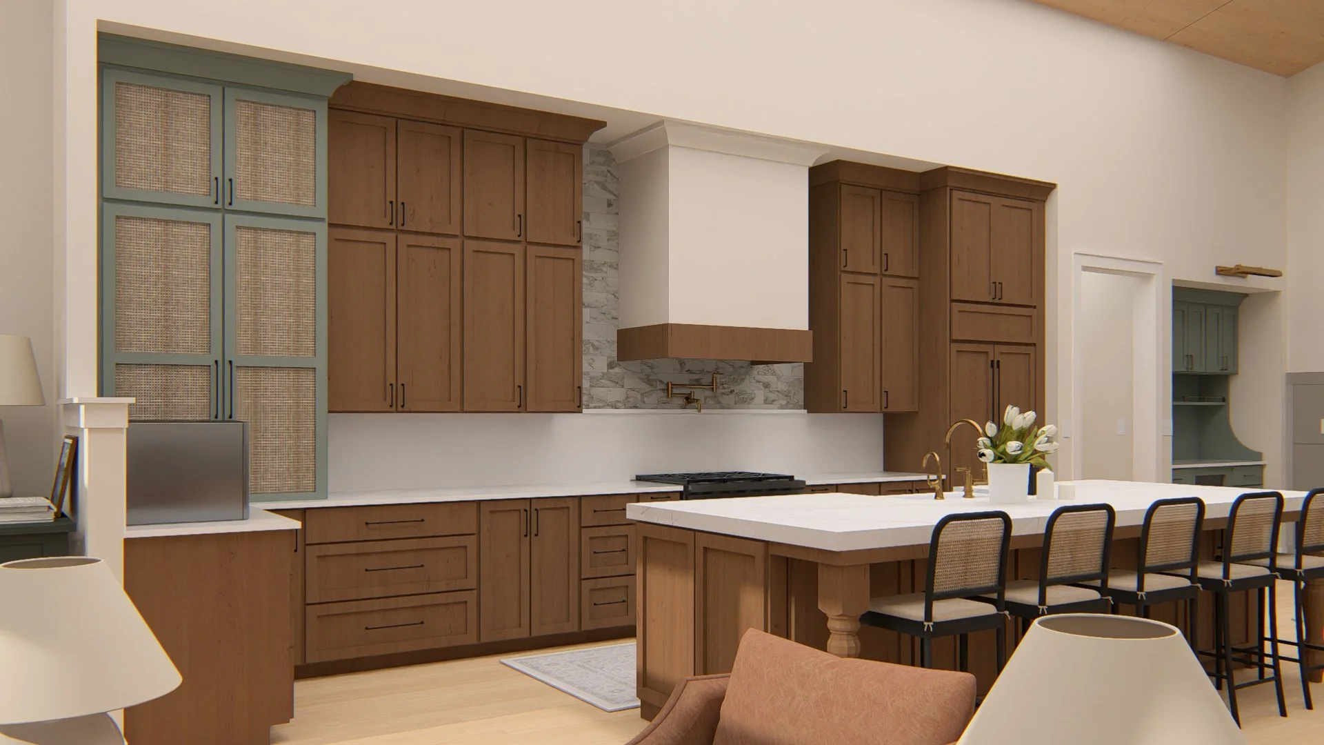KITCHEN - STAINED