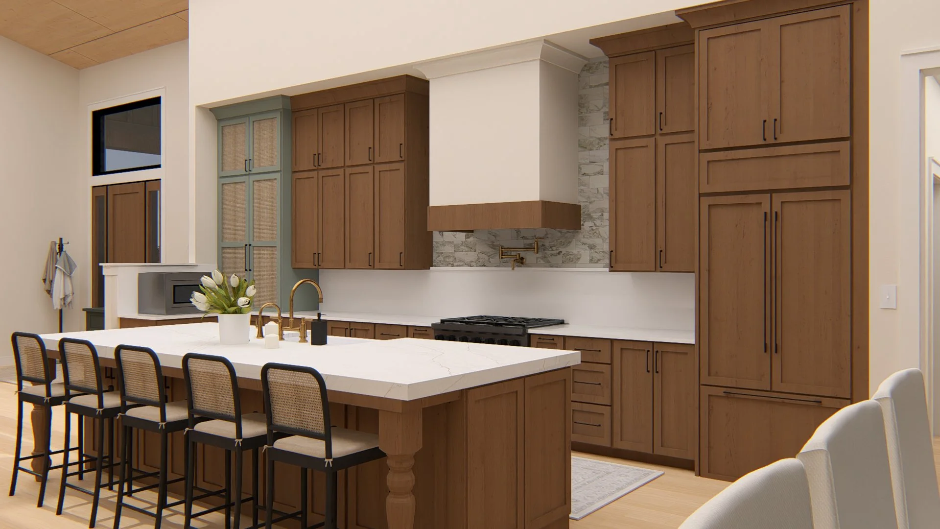 KITCHEN - STAINED