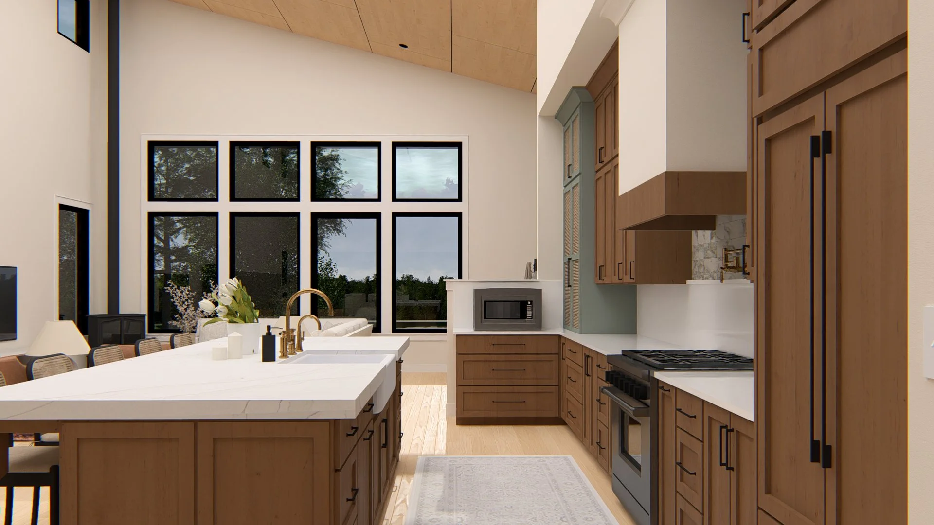 KITCHEN - STAINED