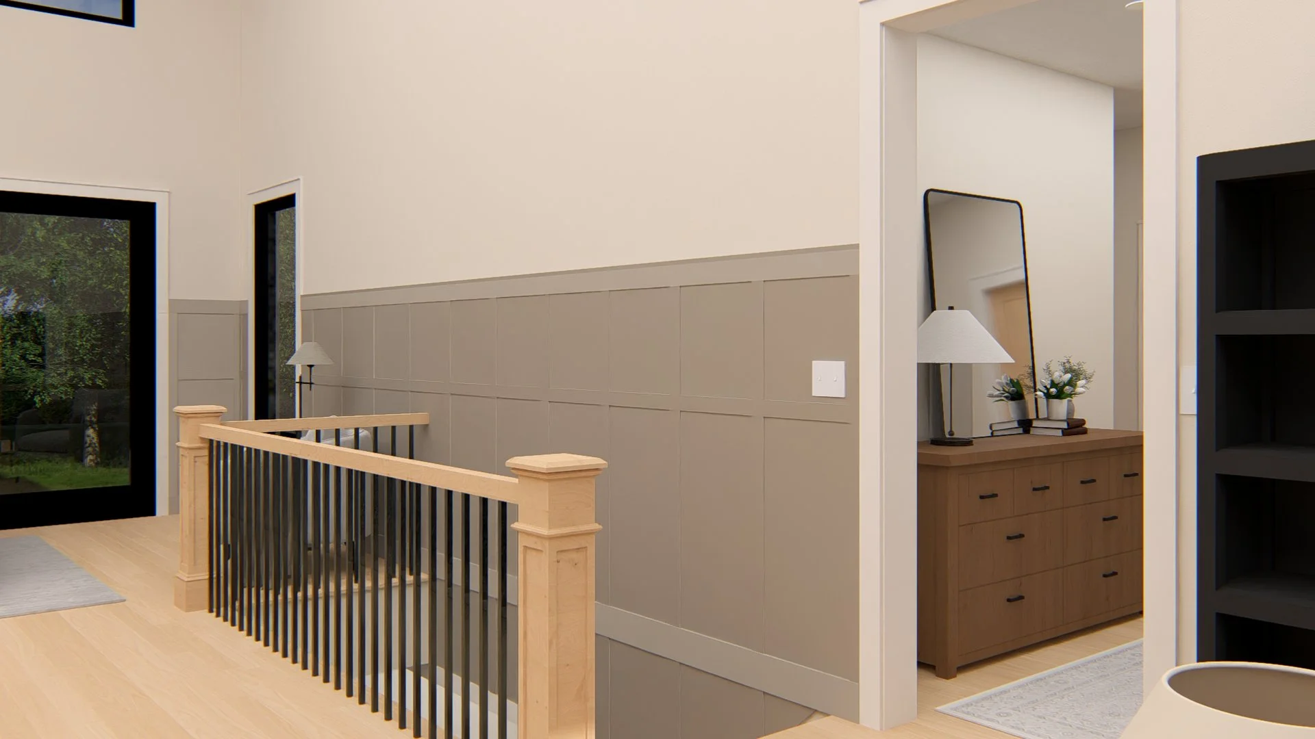 VIEW TOWARDS STAIRCASE