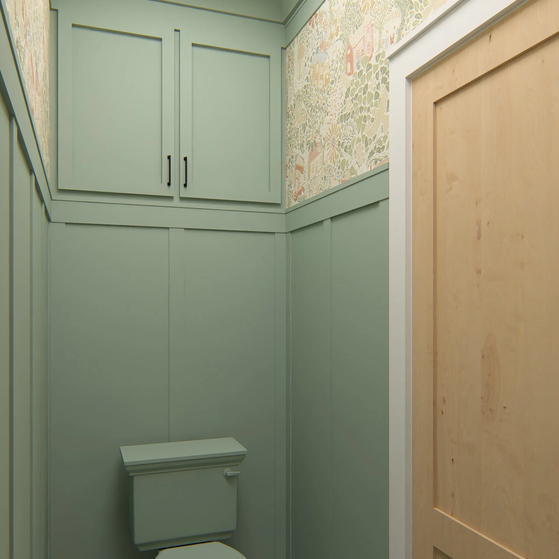 POWDER ROOM - SHORT CABINET