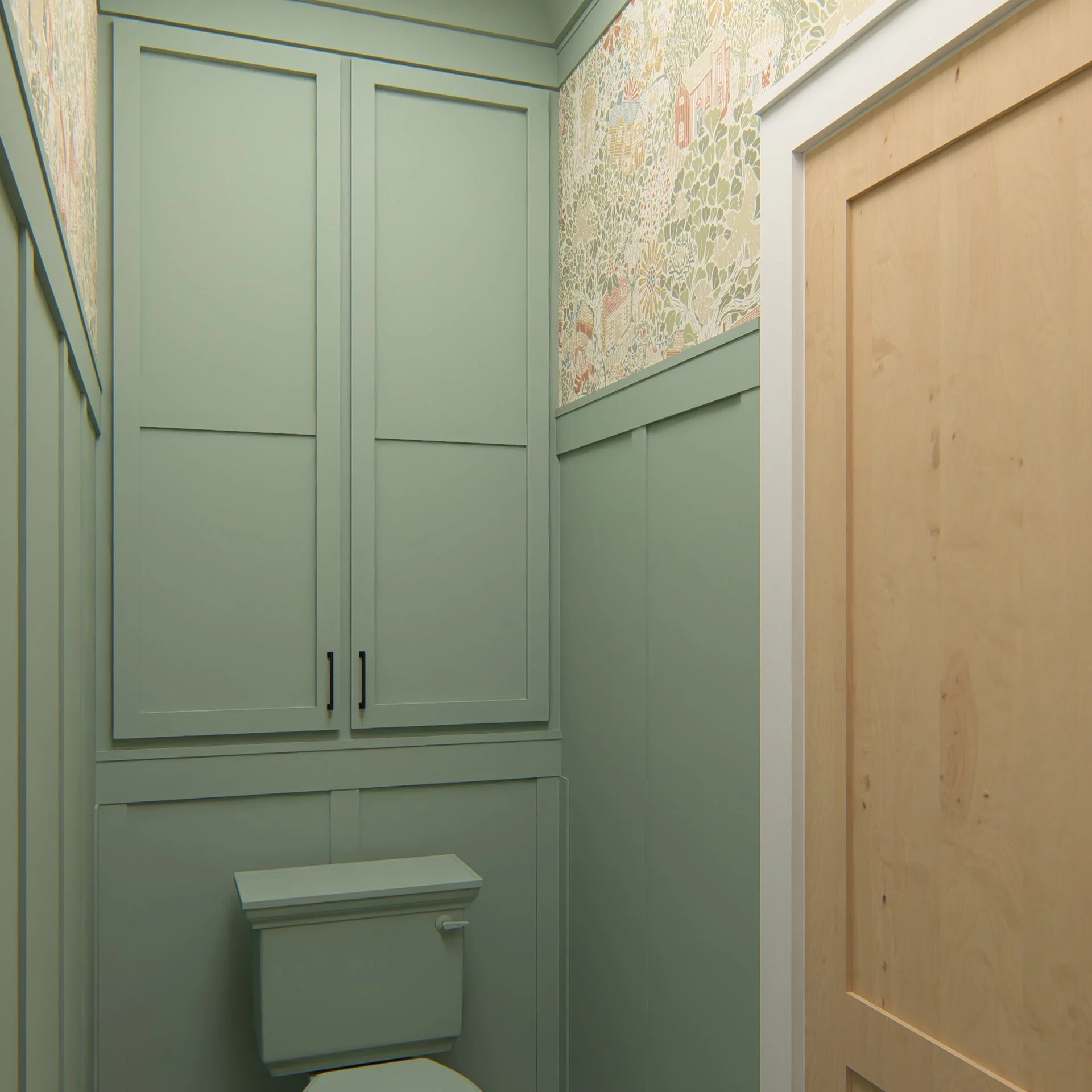 POWDER ROOM - TALL CABINET